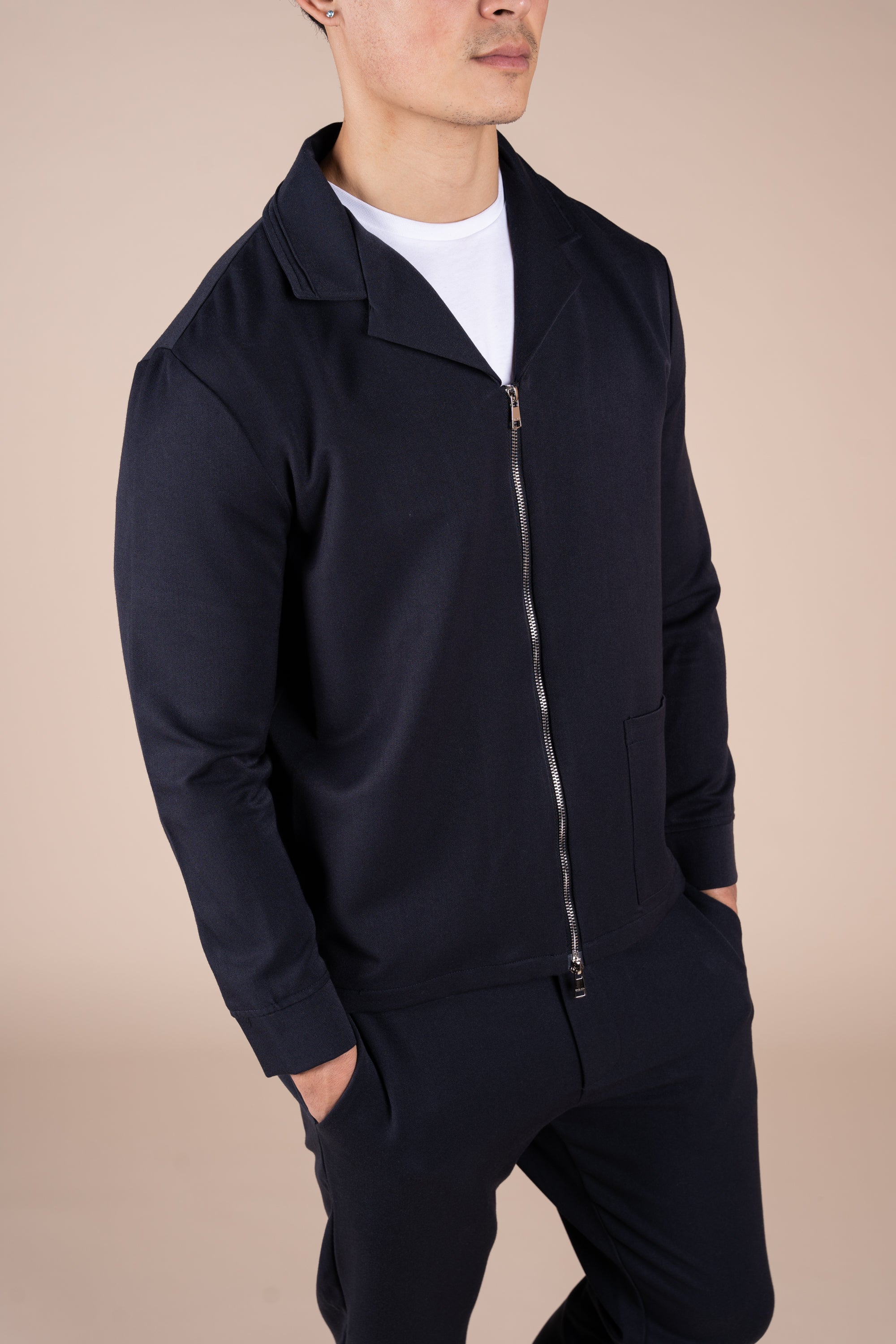 Cuban Tailored Trouser - Navy | Xtralitty