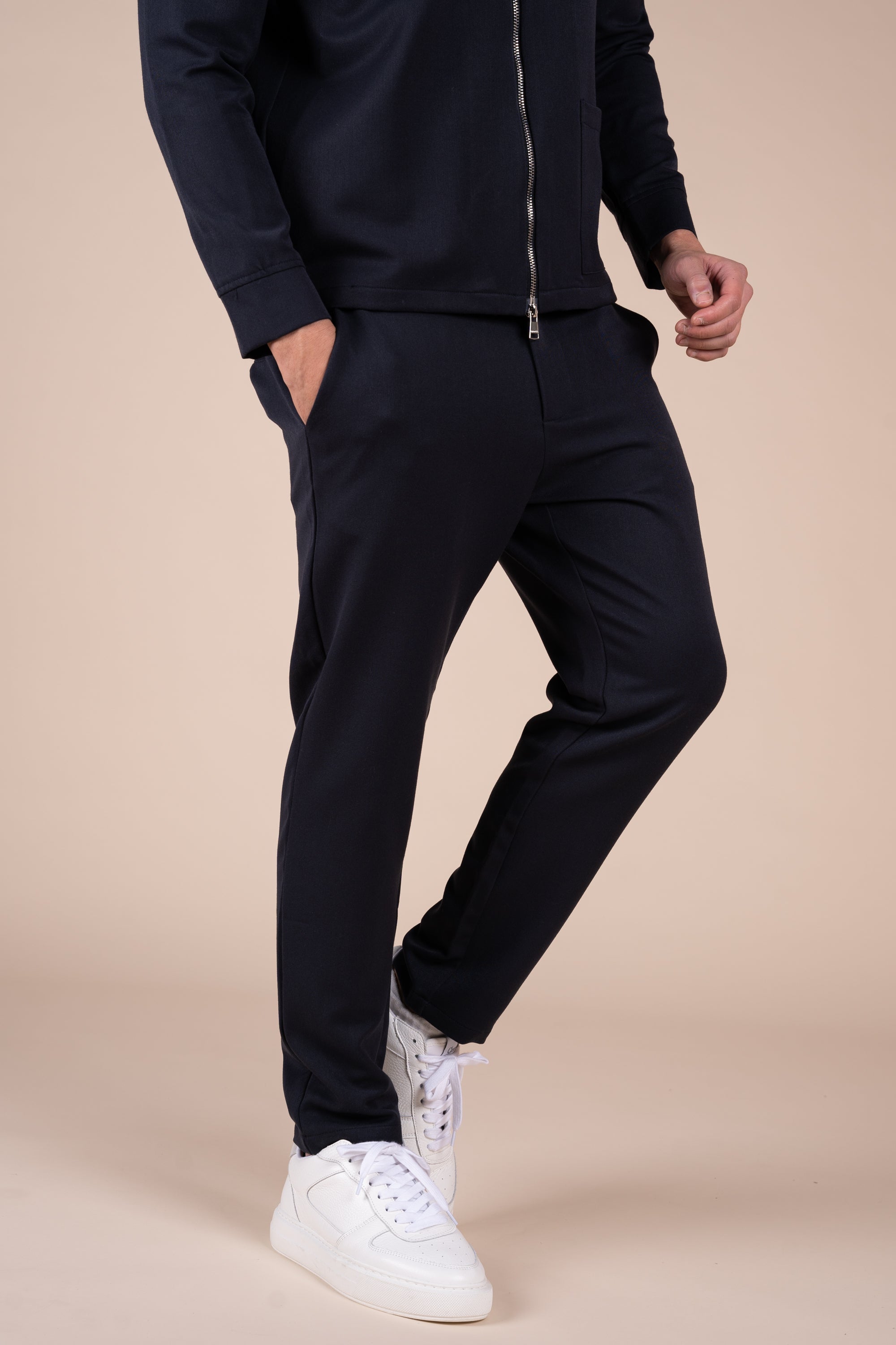 Cuban Tailored Trouser - Navy | Xtralitty