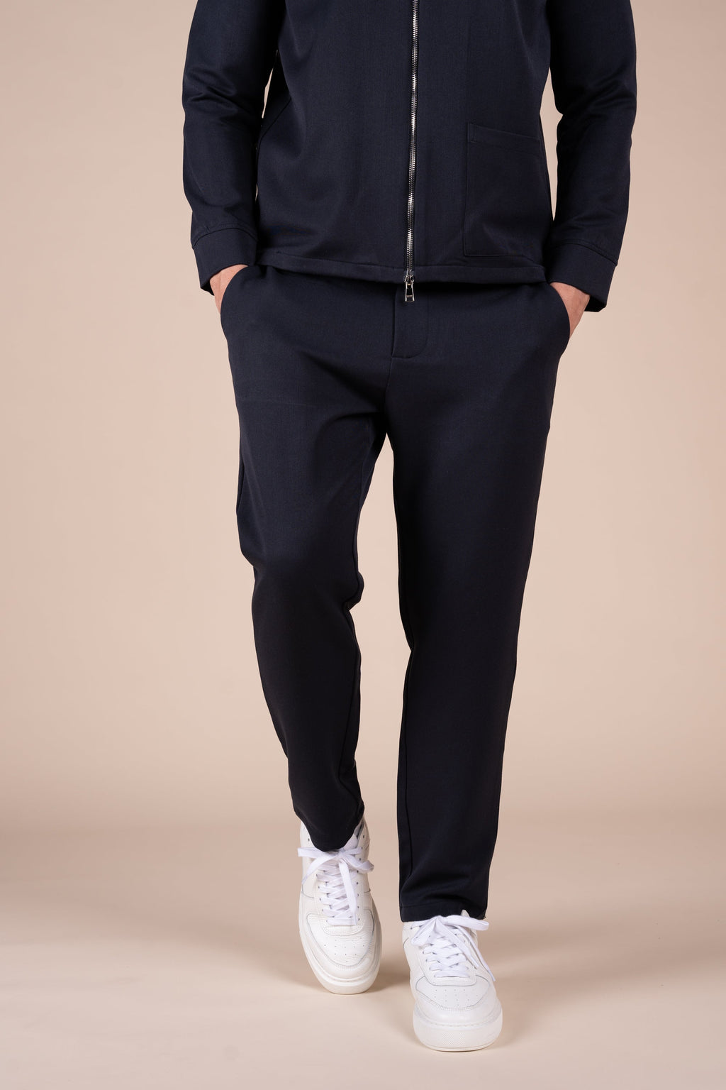 Cuban Tailored Trouser - Navy | Xtralitty