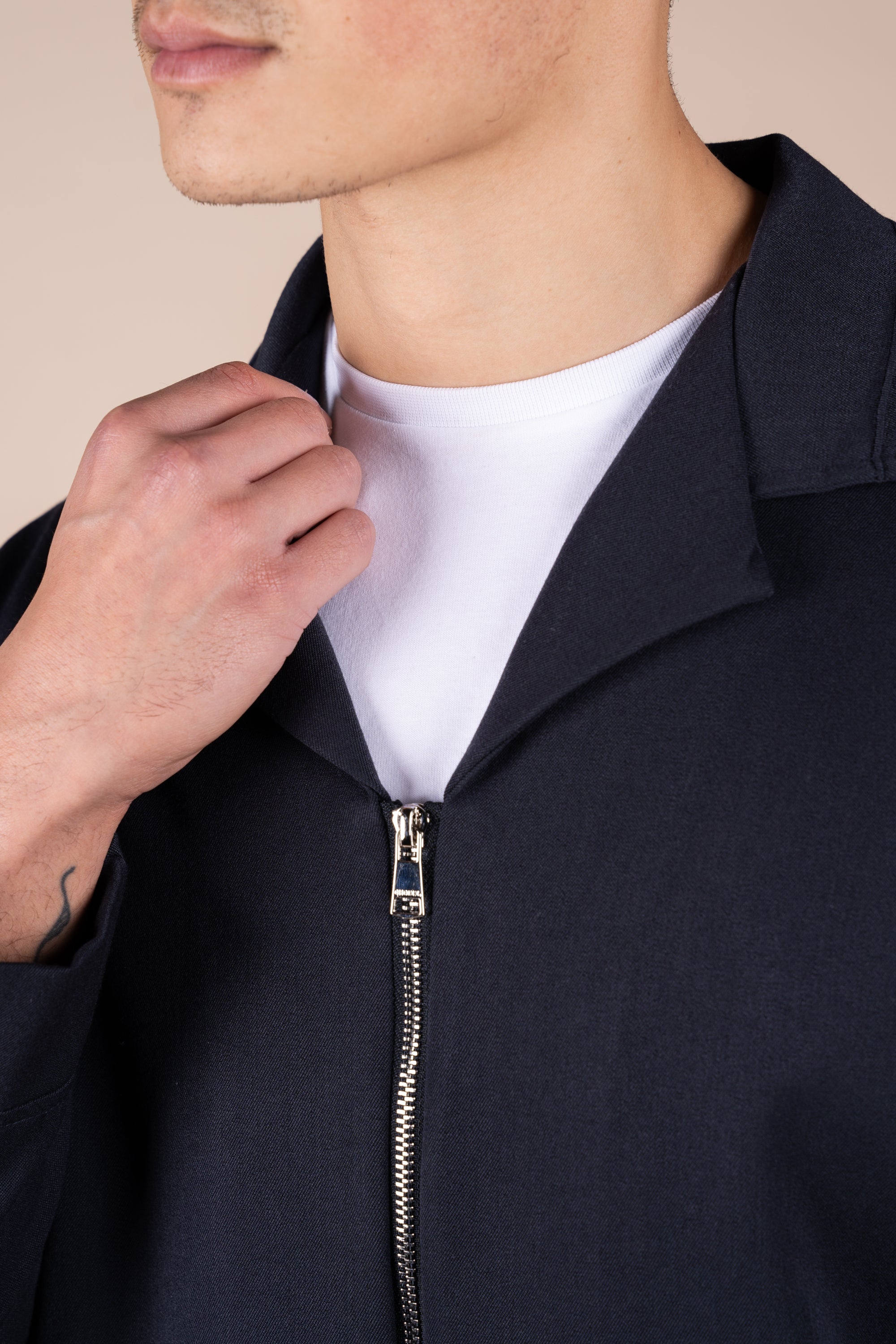 Cuban Tailored Trouser - Navy | Xtralitty