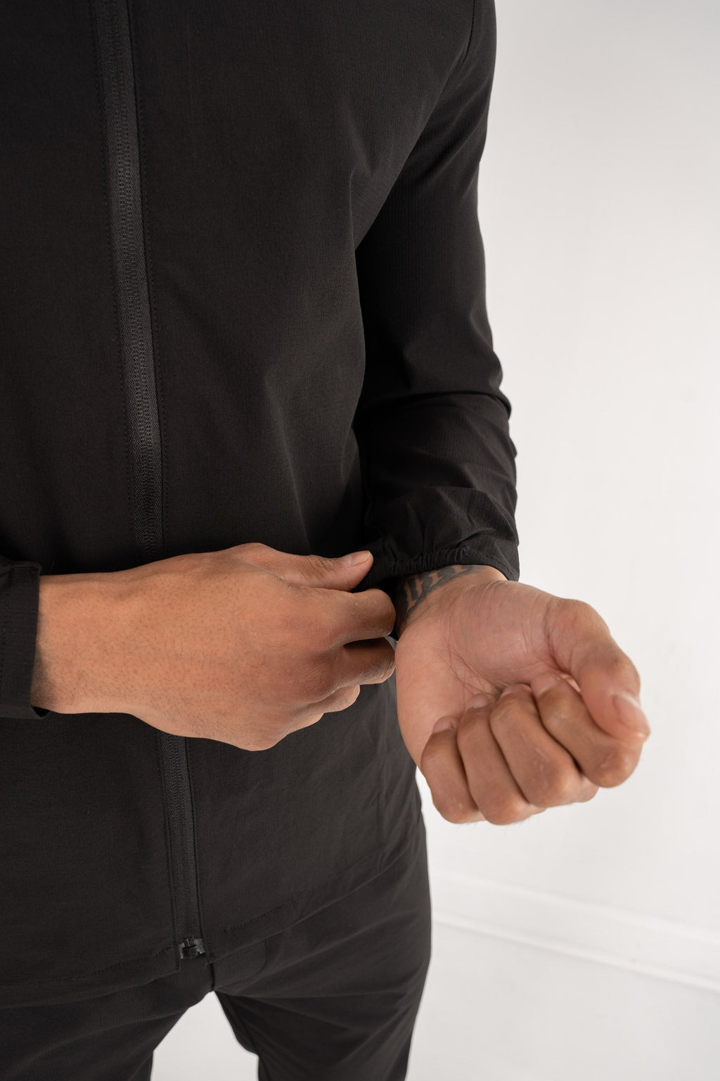 Premium Technical Windbreaker Jacket - Black | Xtralitty