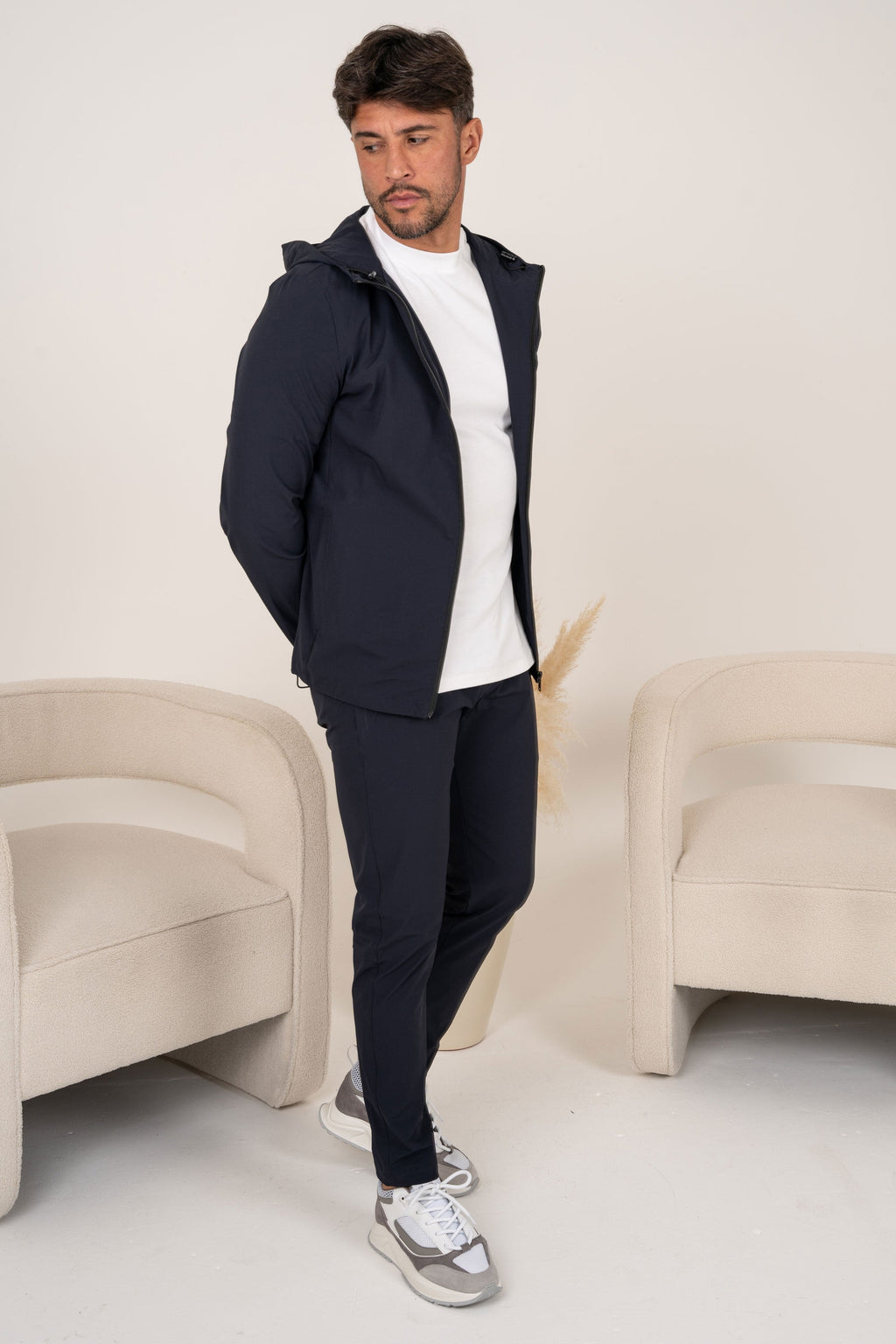 Premium Technical Windbreaker Jacket - Navy | Xtralitty