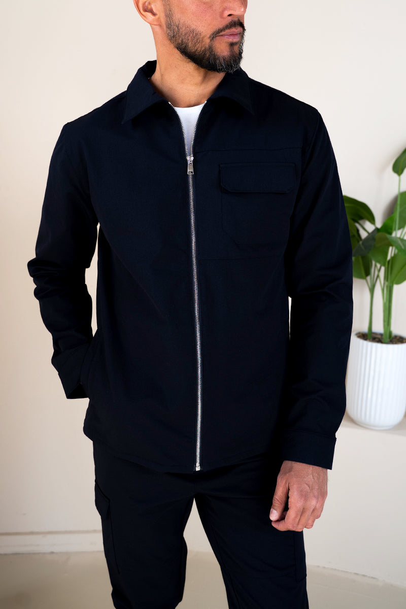 Premium Detail Cargo Jacket V2 - Navy | Xtralitty