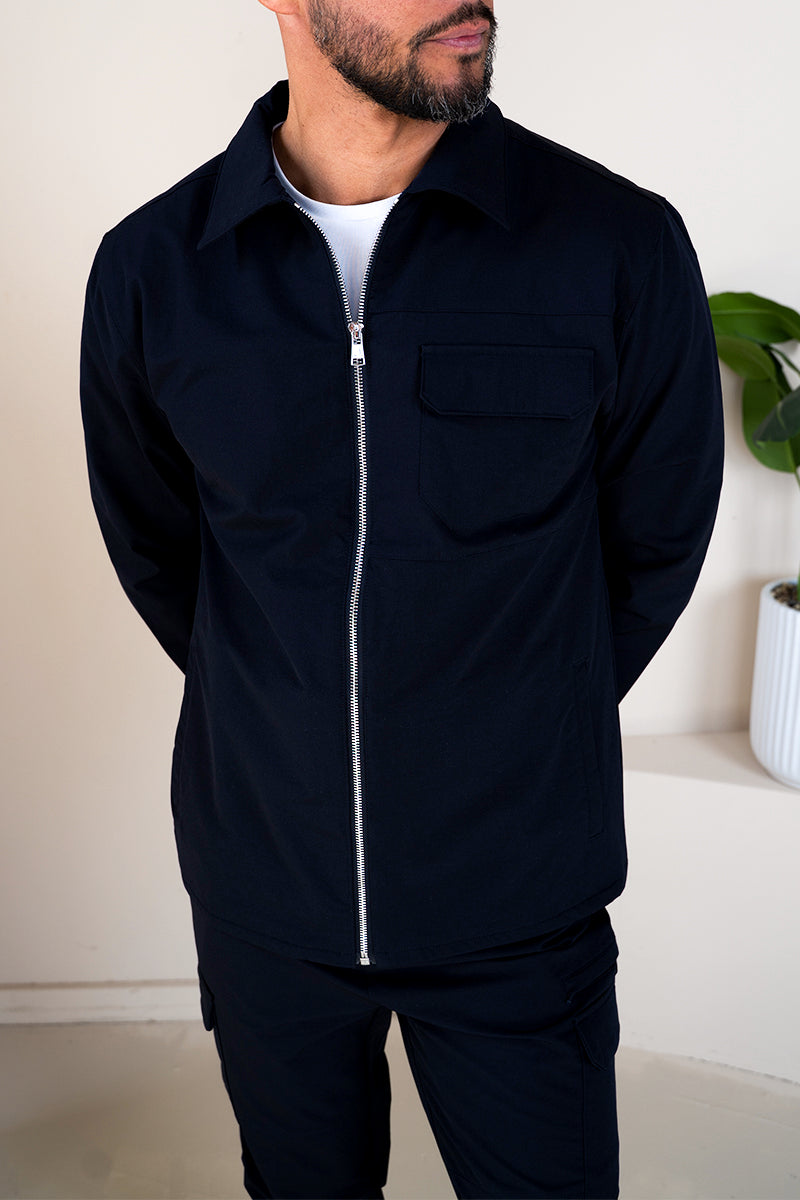 Premium Detail Cargo Jacket V2 - Navy | Xtralitty