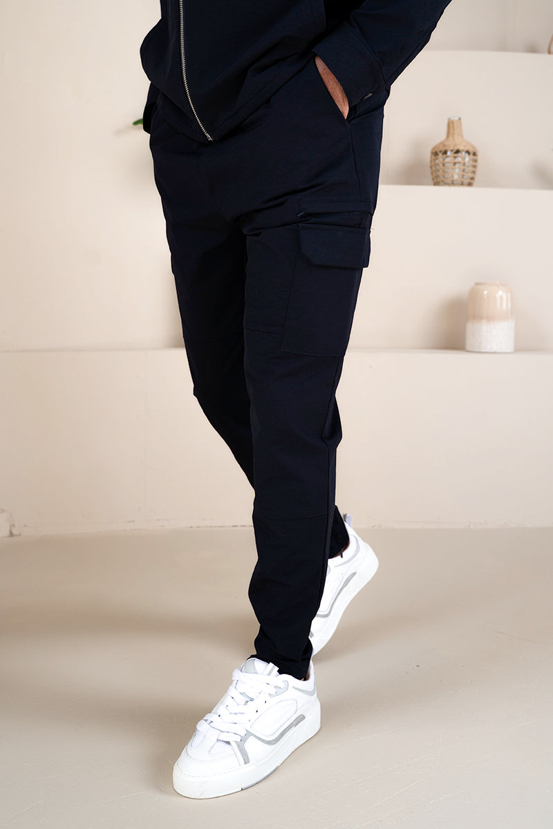 Premium Detail Cargo Pants V2 - Navy | Xtralitty