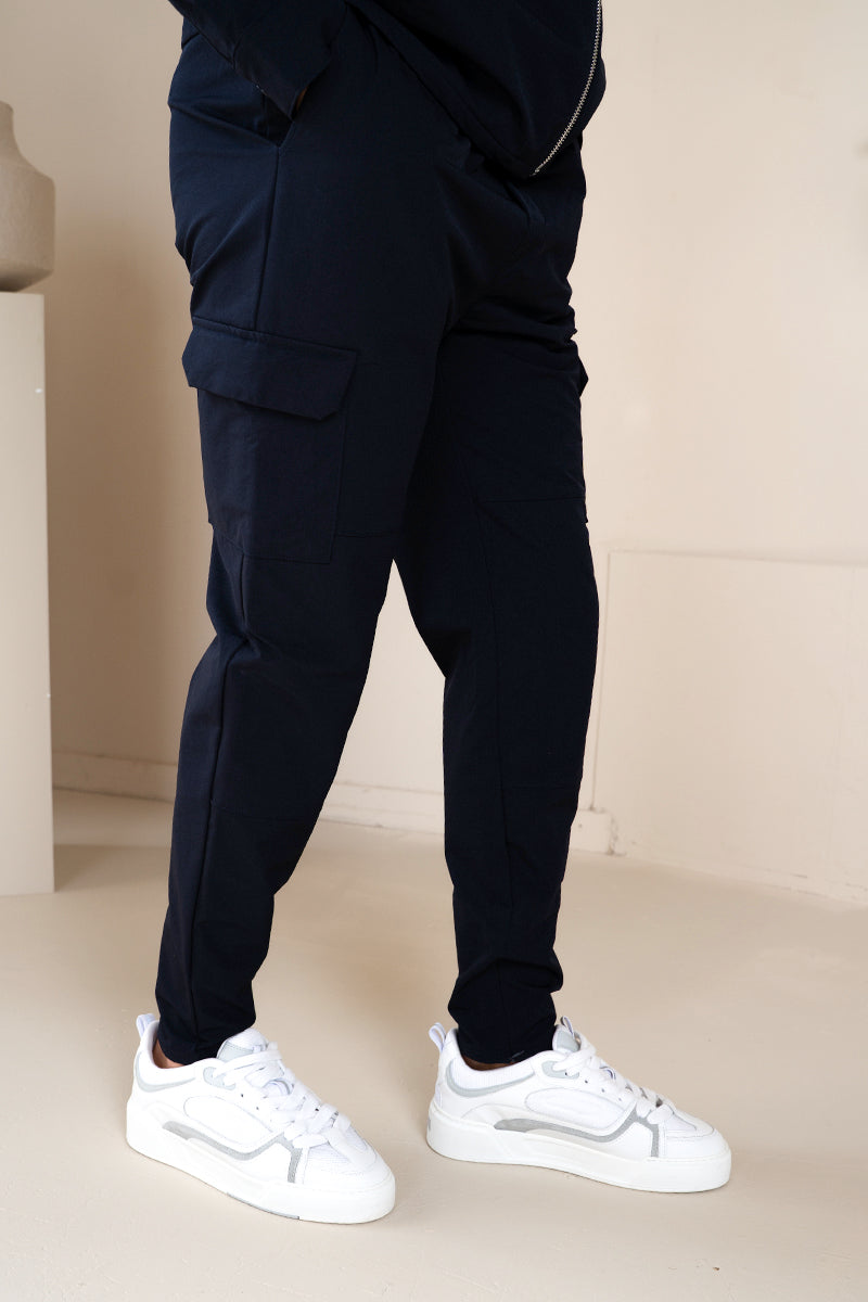 Premium Detail Cargo Pants V2 - Navy | Xtralitty
