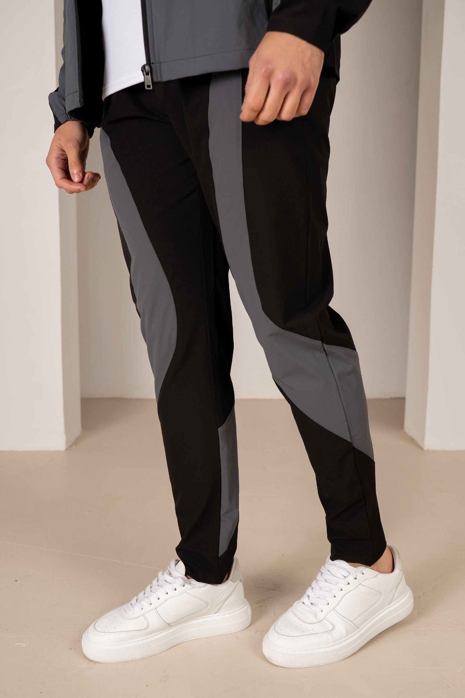 Premium Technical V2 Panelled Pants - Black | Xtralitty