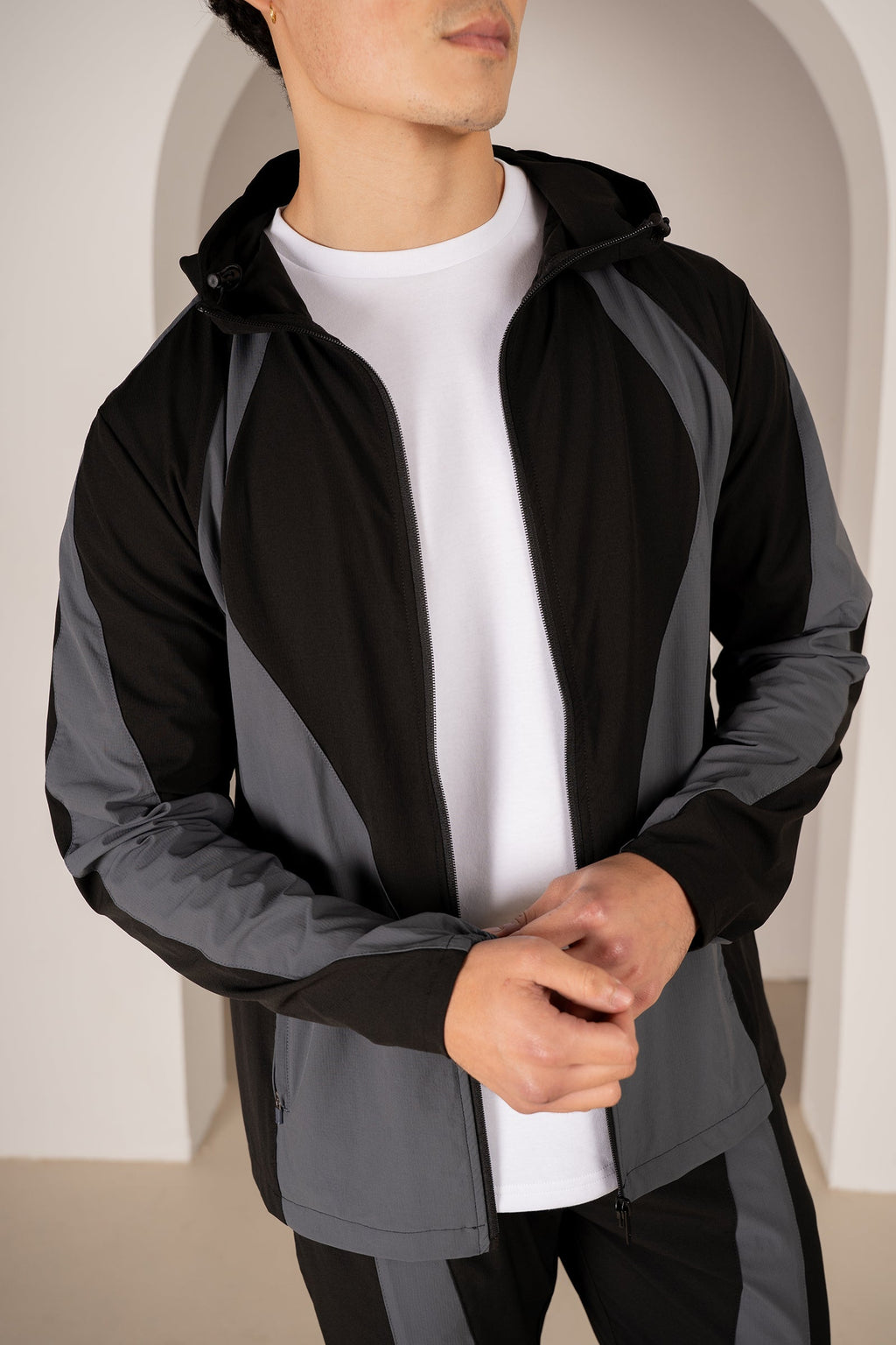 Premium Technical V2 Panelled Jacket - Black | Xtralitty
