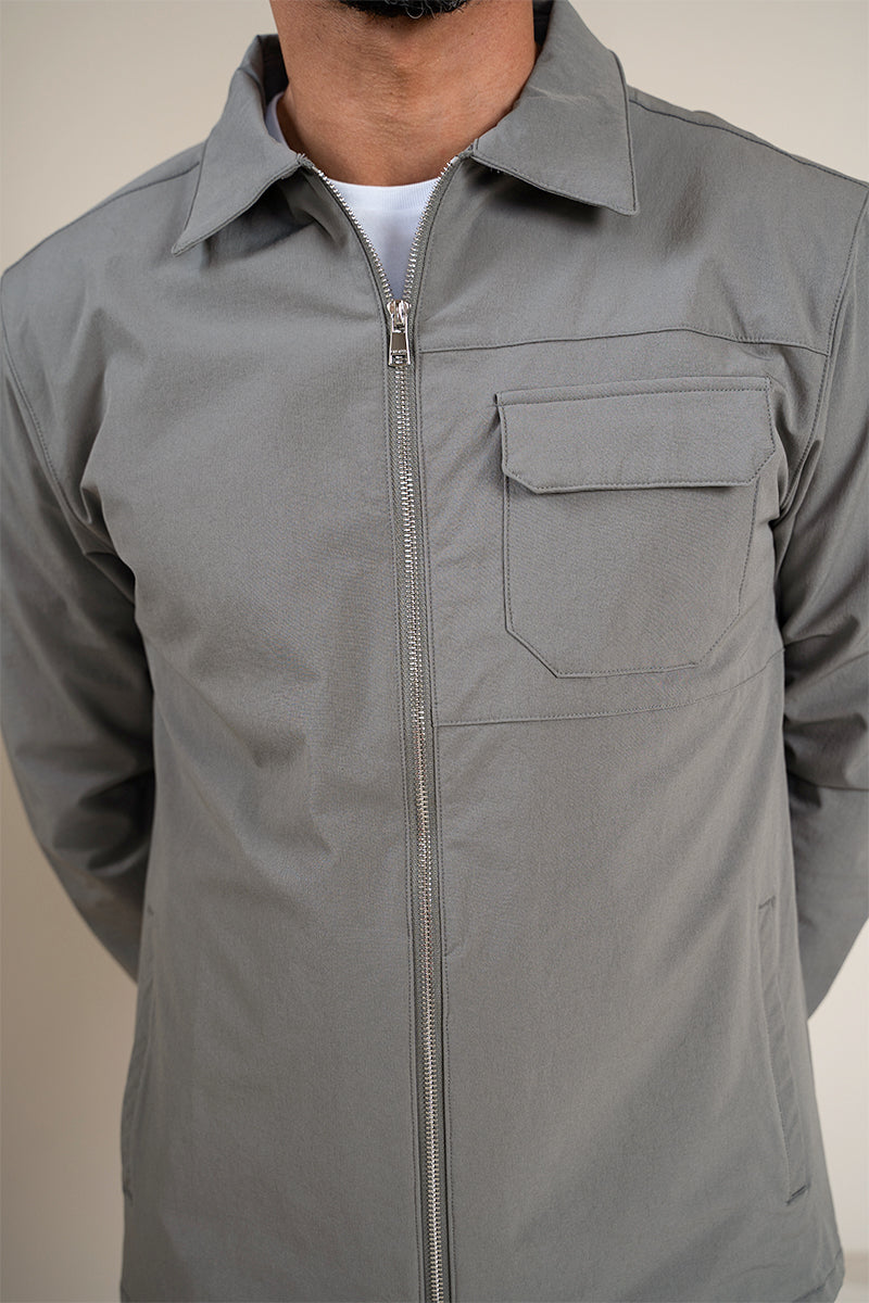 Premium Detail Cargo Jacket V2 - Taupe | Xtralitty