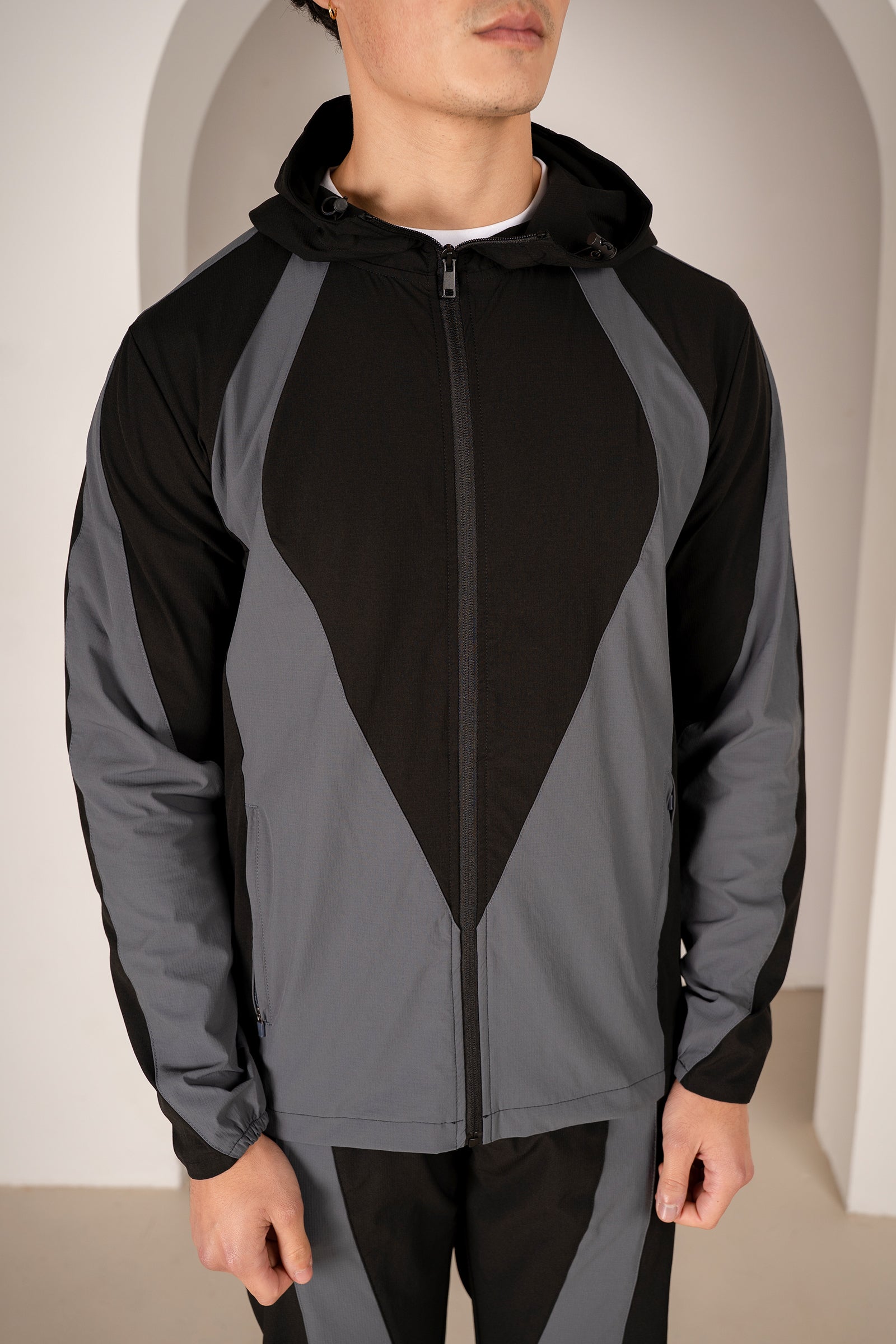 Premium Technical V2 Panelled Jacket - Black | Xtralitty