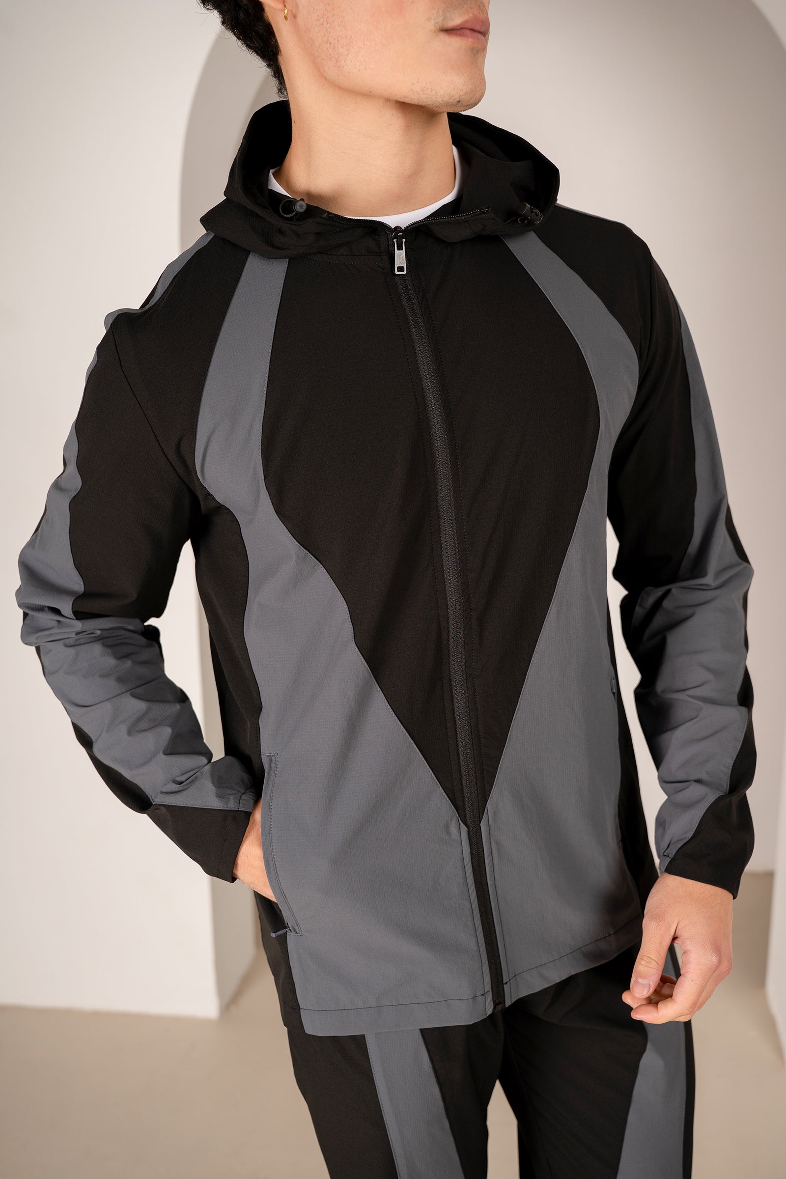 Premium Technical V2 Panelled Jacket - Black | Xtralitty