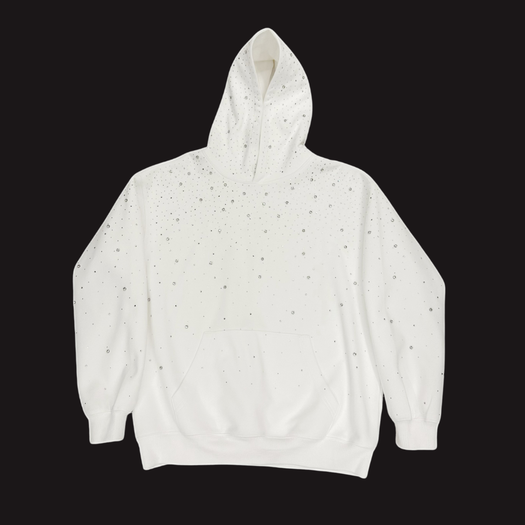 Glitter Hoodie – Rhinestone Galaxy (Unisex, Oversized)