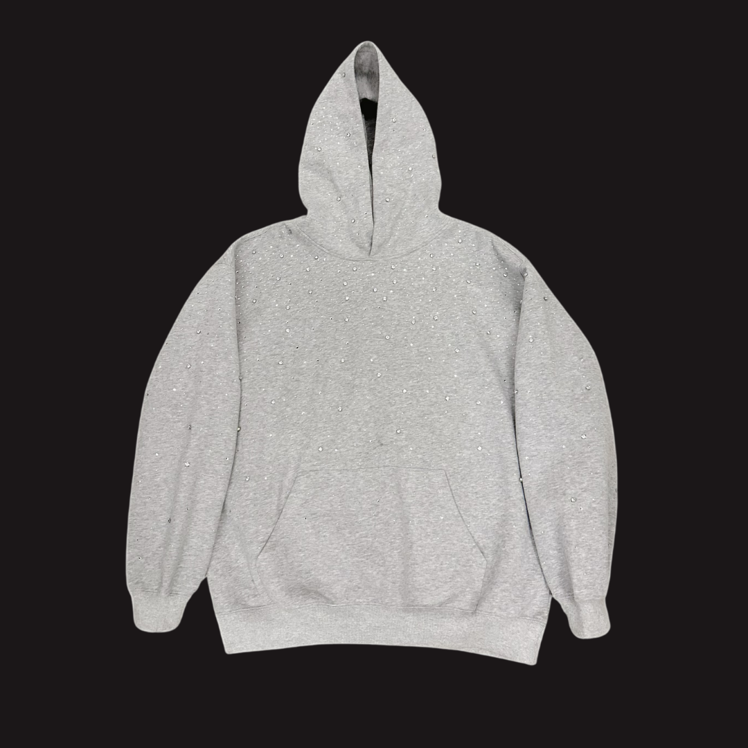 Glitter Hoodie – Rhinestone Galaxy (Unisex, Oversized)