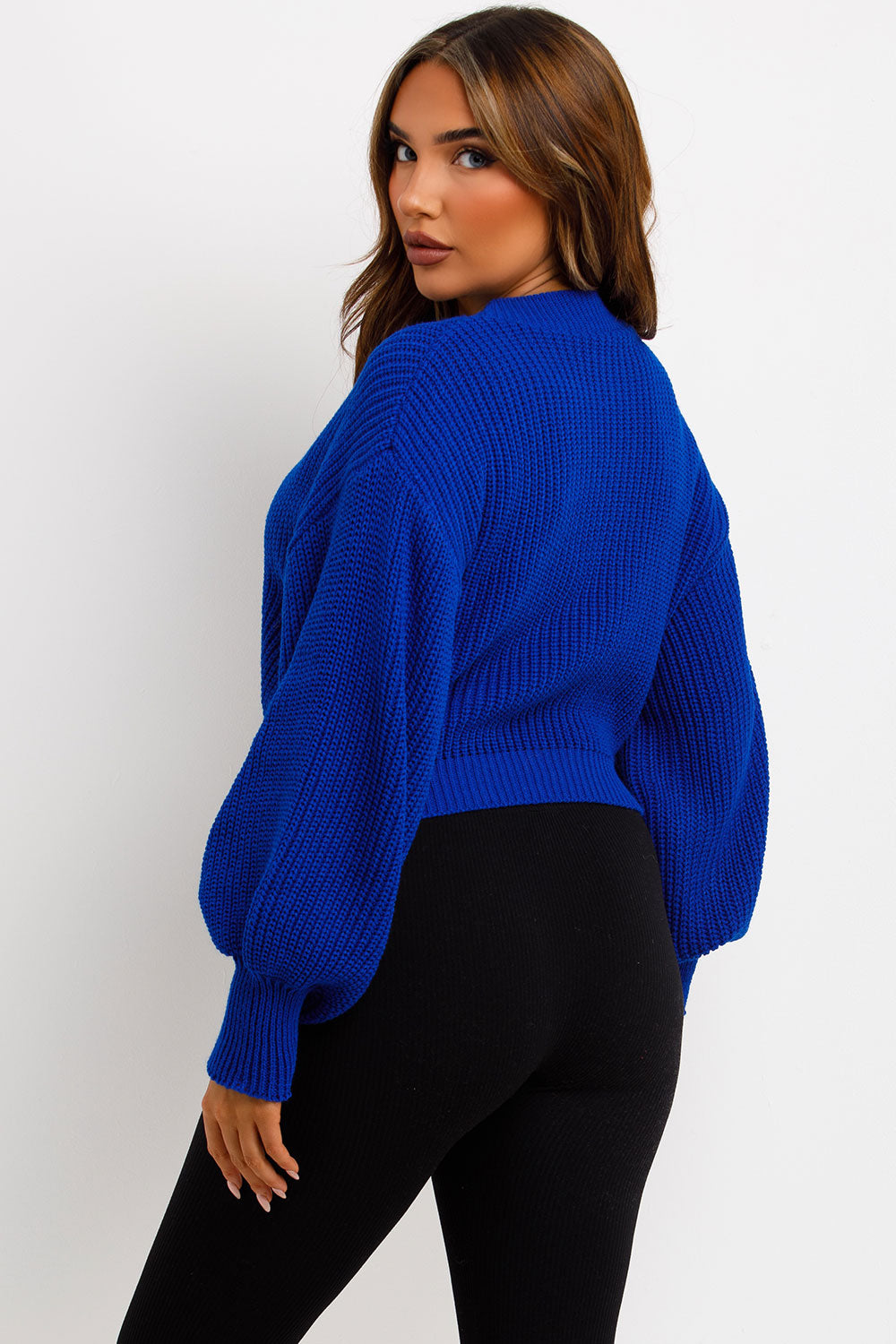 Knitted Jumper Oversized Royal Blue | Xtralitty