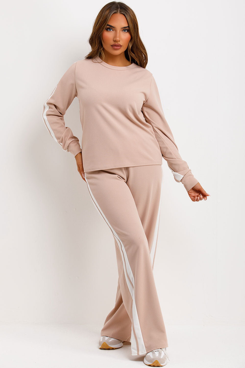 Long Sleeve Top and Trouser Loungewear Set with | Xtralitty