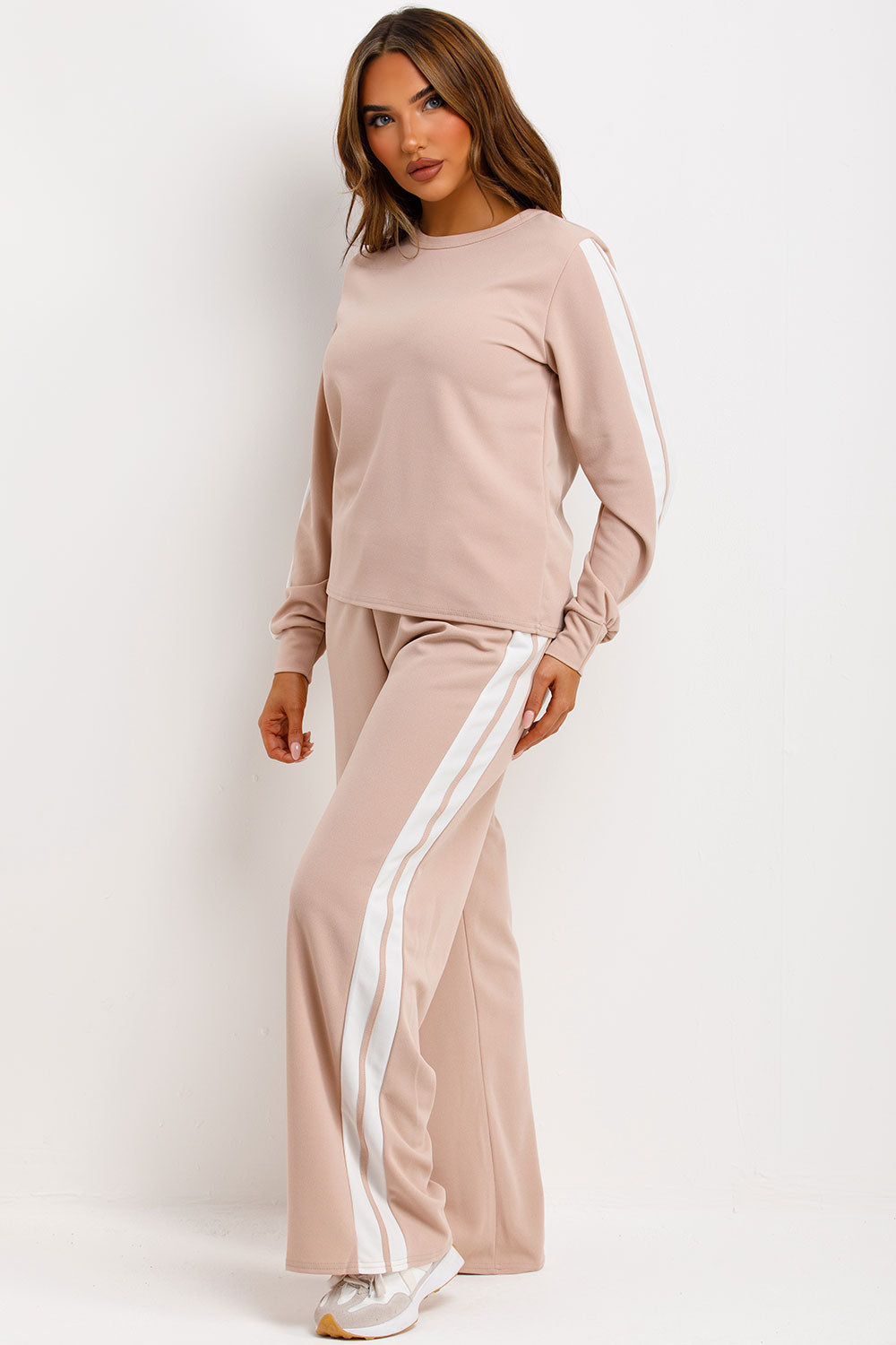 Long Sleeve Top and Trouser Loungewear Set with | Xtralitty