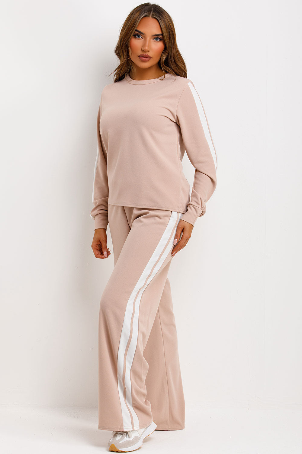 Long Sleeve Top and Trouser Loungewear Set with | Xtralitty