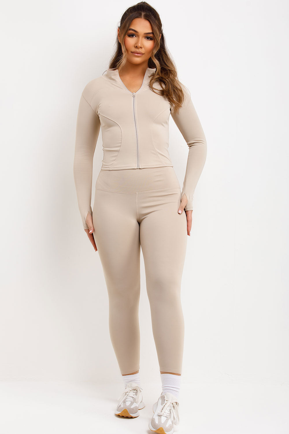 Zip Up Sports Jacket and Seamless Leggings Co Or | Xtralitty