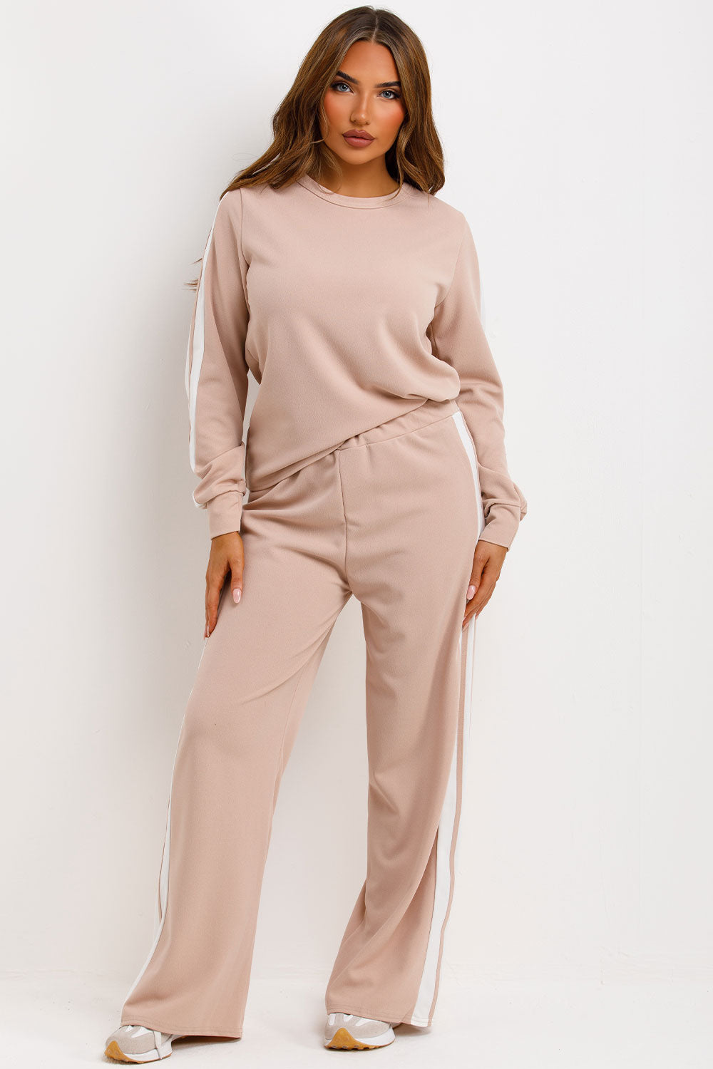 Long Sleeve Top and Trouser Loungewear Set with | Xtralitty