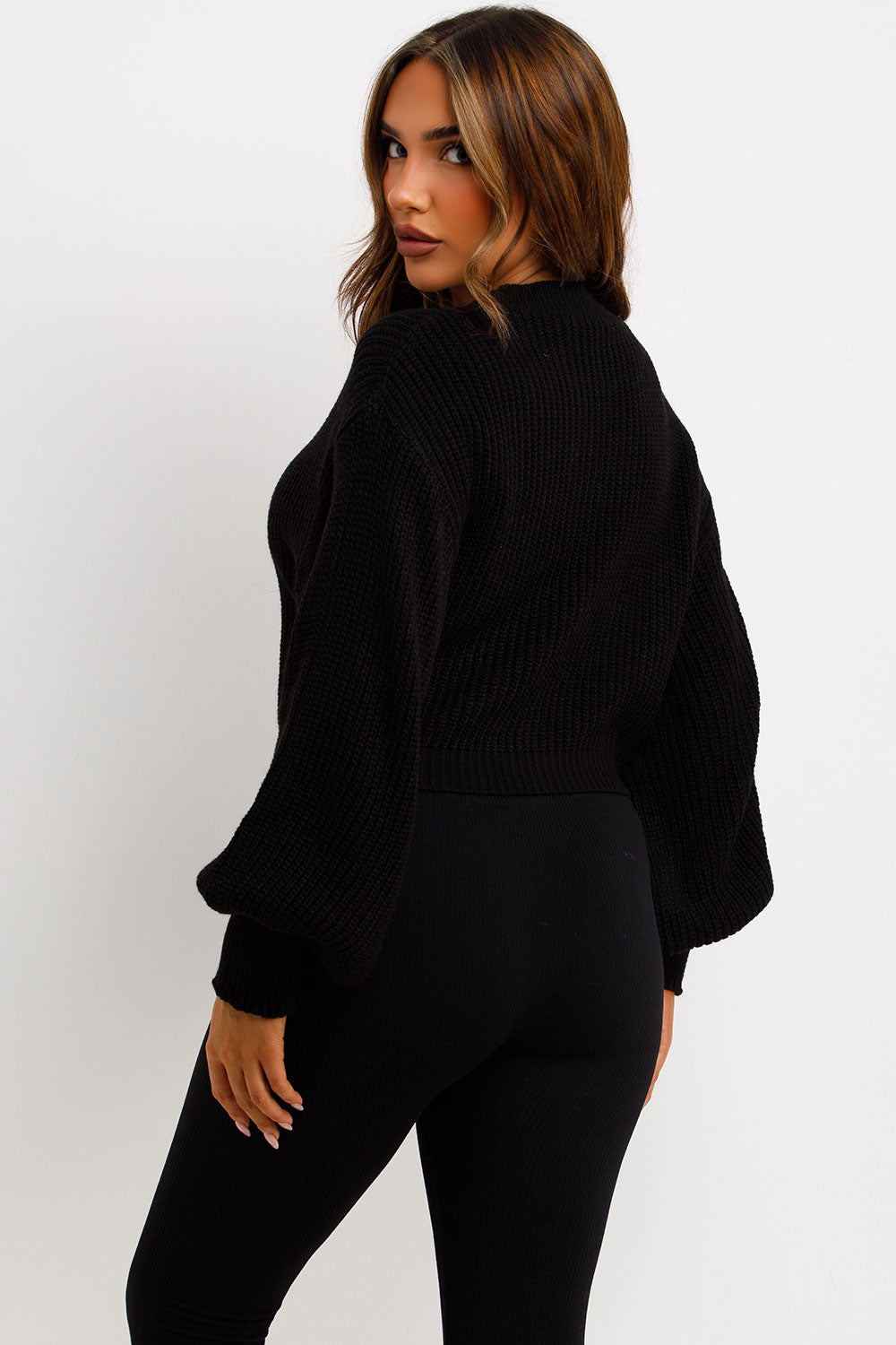 Knitted Jumper Oversized Black | Xtralitty