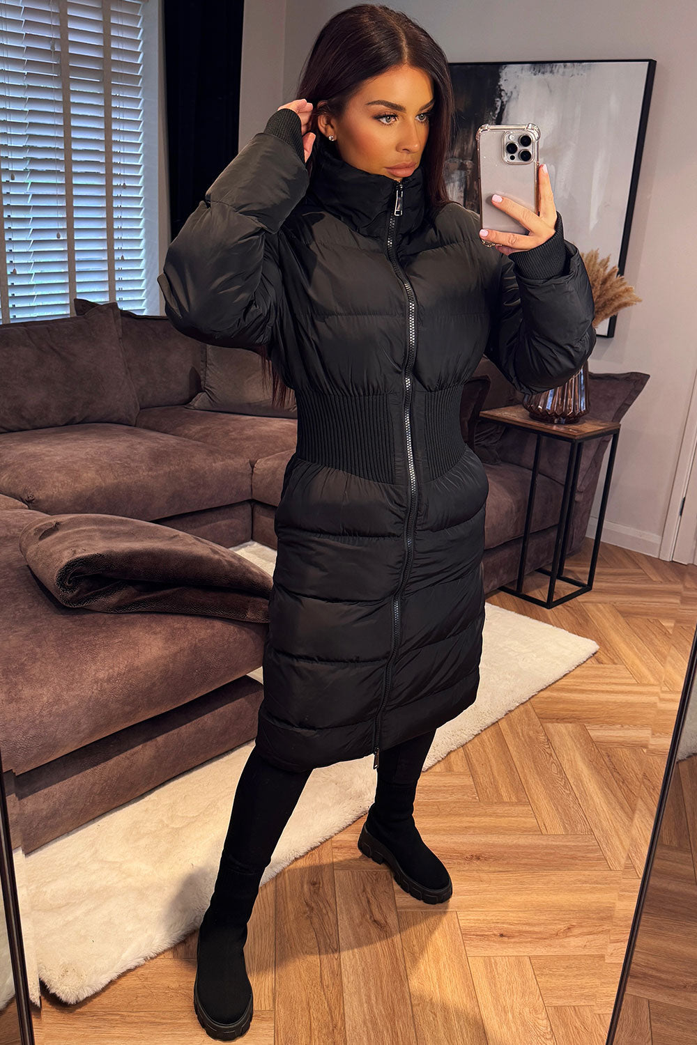 Puffer Padded Winter Coat with Contour Structure | Xtralitty
