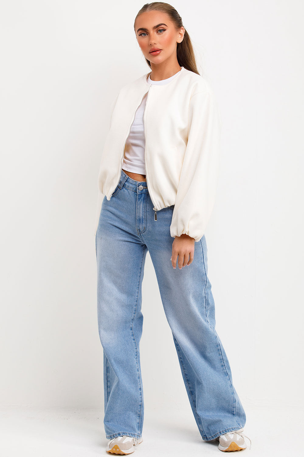 Soft Bomber Jacket Cream | Xtralitty