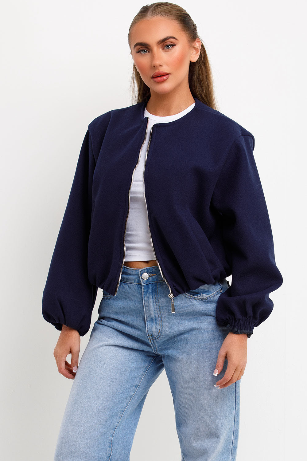 Soft Bomber Jacket Navy | Xtralitty