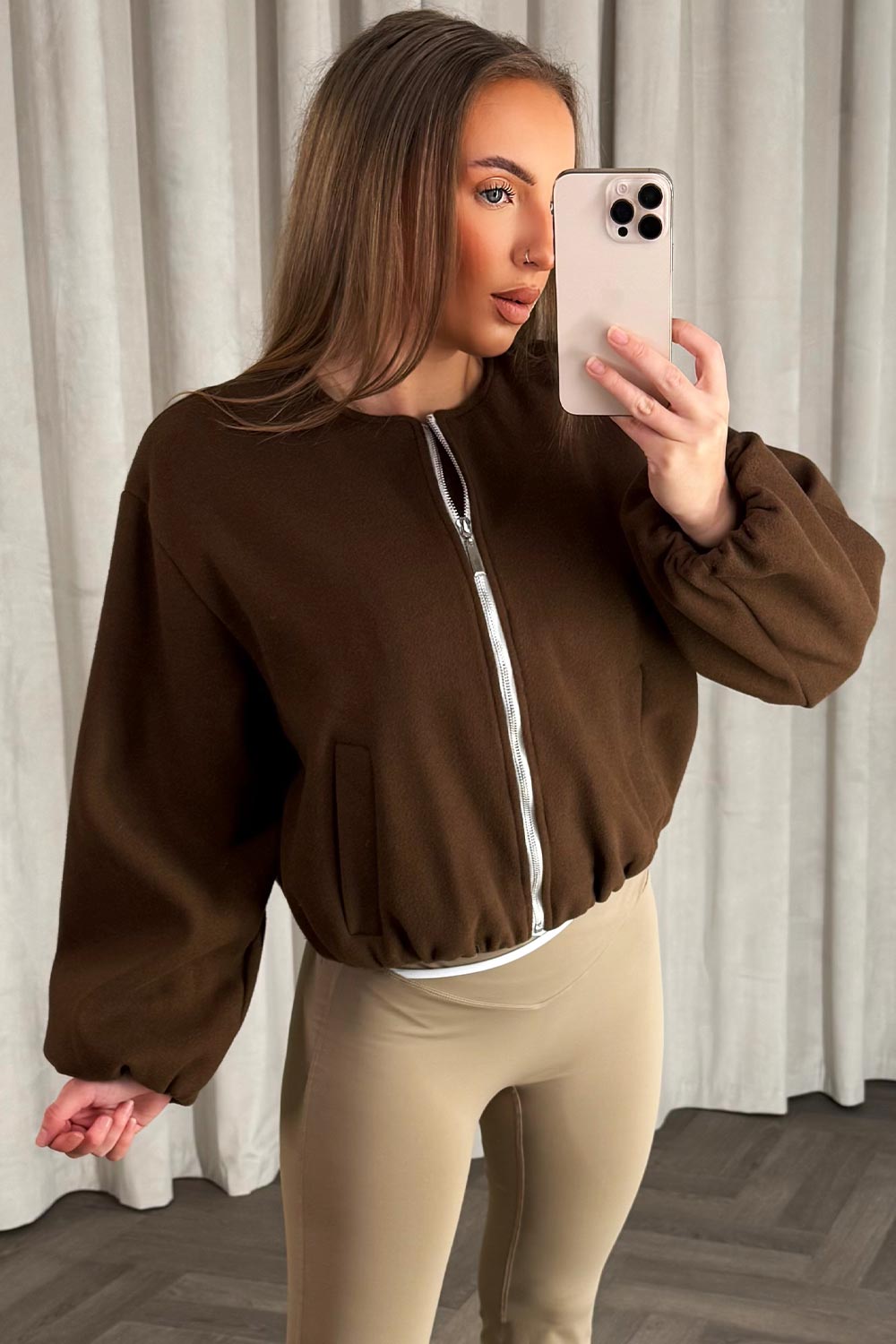 Soft Bomber Jacket Brown | Xtralitty