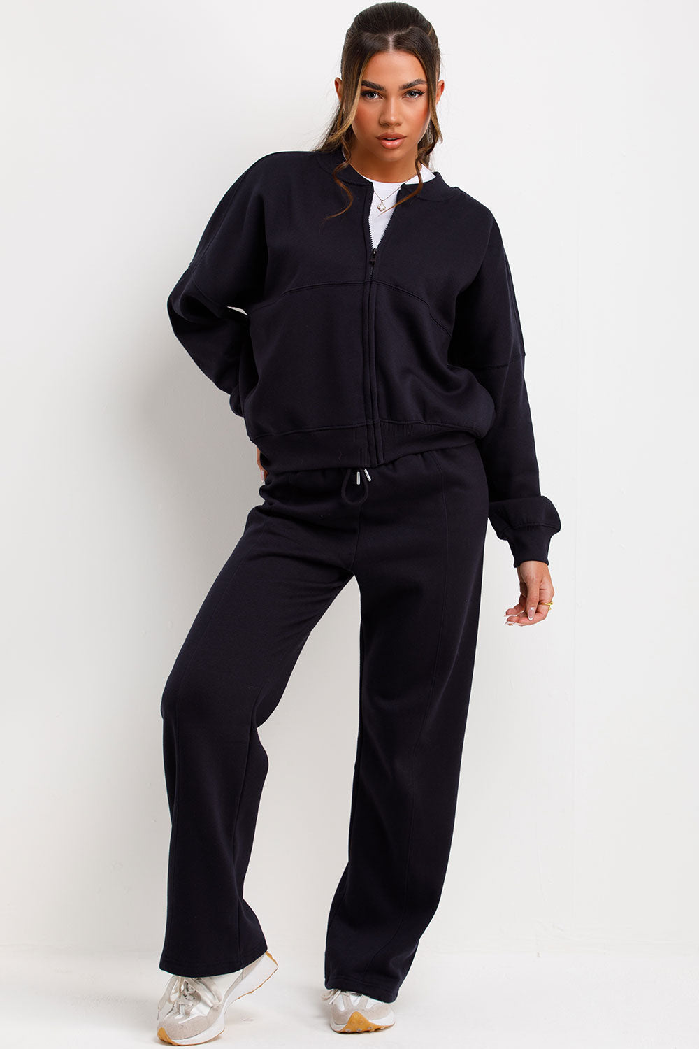Bomber Sweatshirt with Zip and Joggers Loungewea | Xtralitty