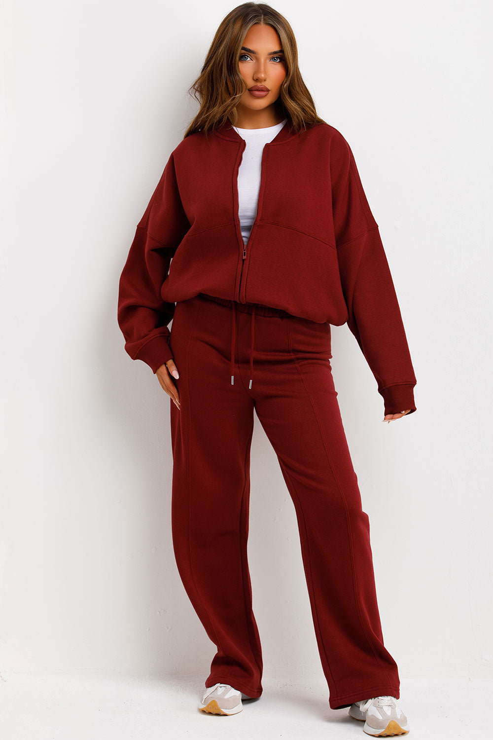 Bomber Sweatshirt with Zip and Joggers Loungewea | Xtralitty