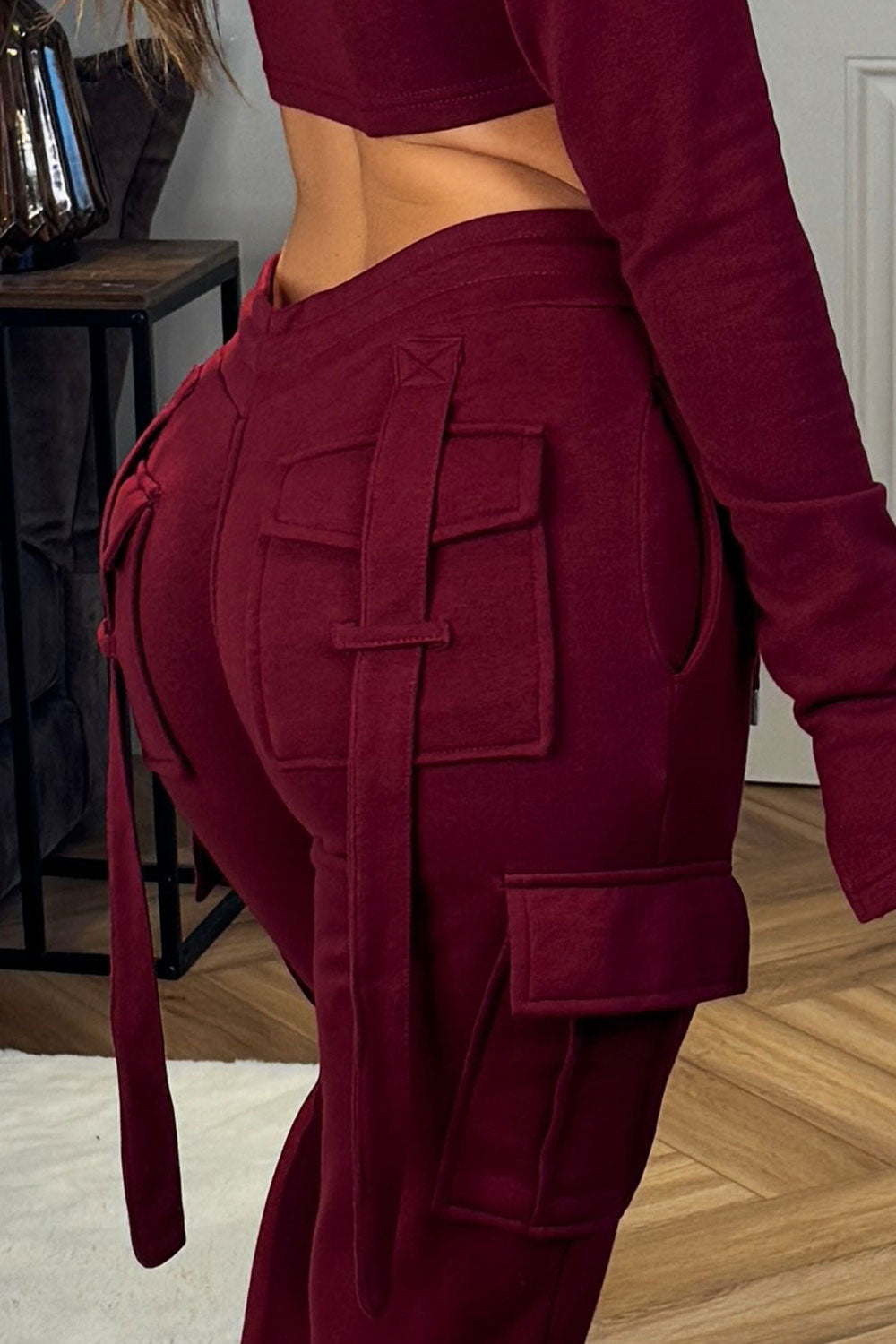 Cargo Joggers and Crop Corset Hoodie Tracksuit S | Xtralitty