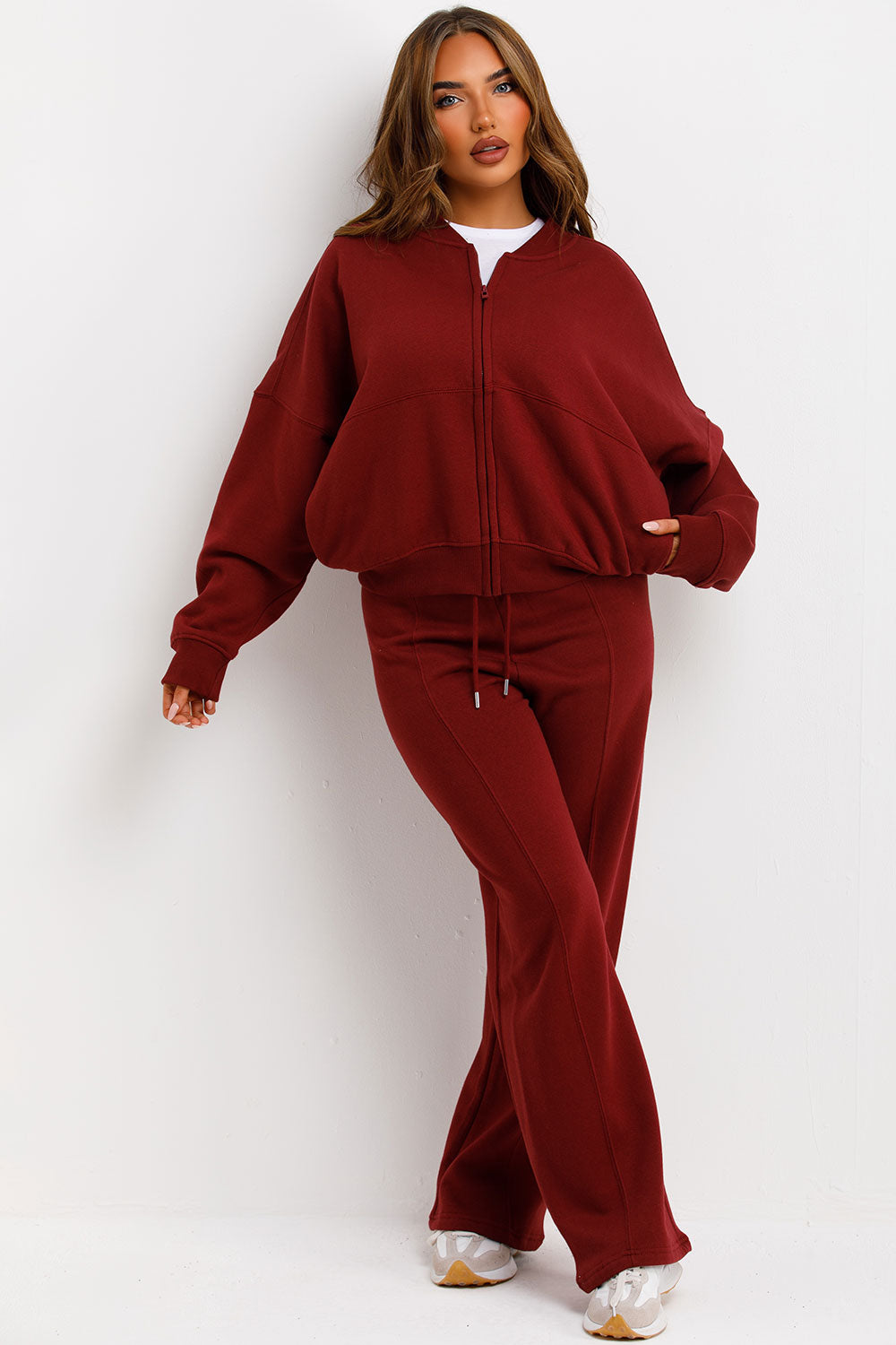 Bomber Sweatshirt with Zip and Joggers Loungewea | Xtralitty