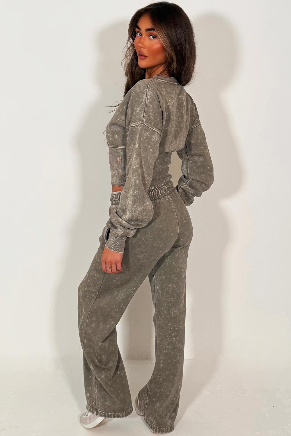 Button Up Corset Sweatshirt and Jogger Tracksuit | Xtralitty