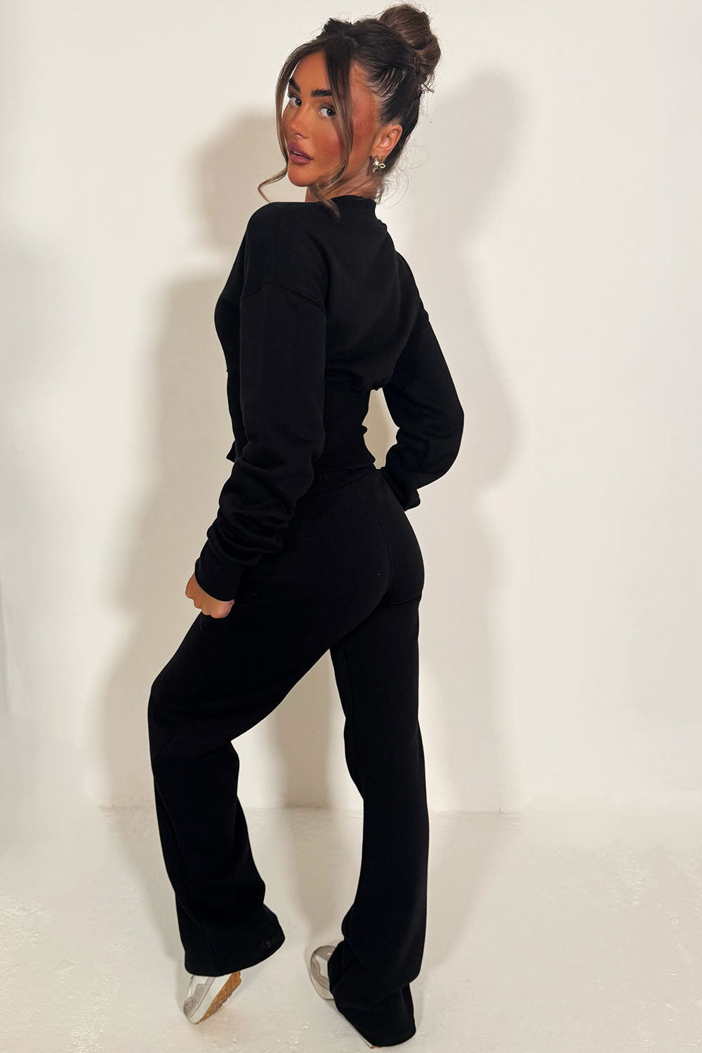 Button Up Corset Sweatshirt and Jogger Tracksuit | Xtralitty