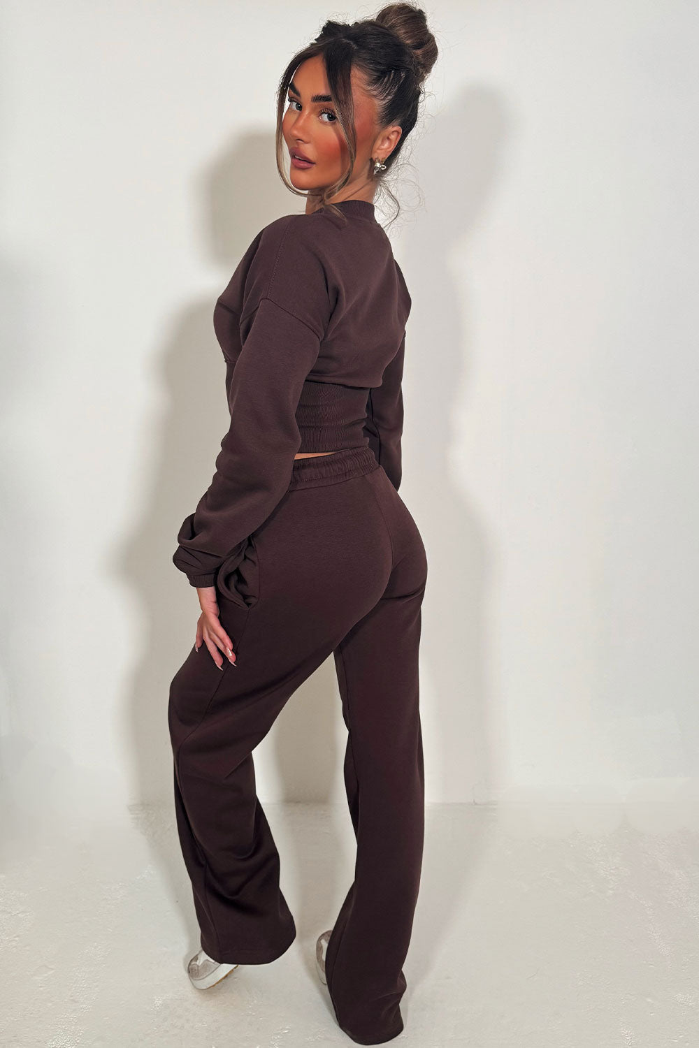 Button Up Corset Sweatshirt and Jogger Tracksuit | Xtralitty