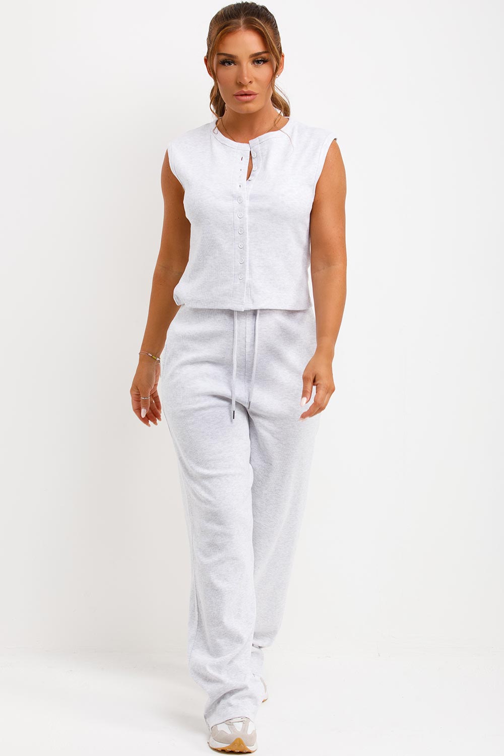 Sleeveless Top and Trouser Loungewear Co Ord Set | Xtralitty