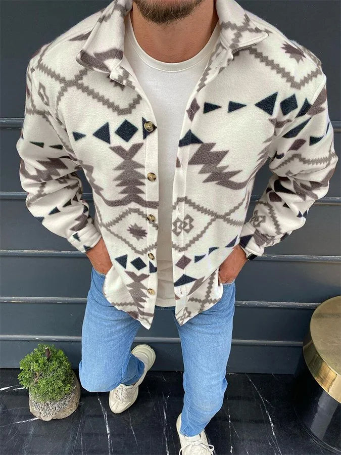 Long Sleeve Light Gray Printed Jacket by Xtralitty — Apparel premium streetwear