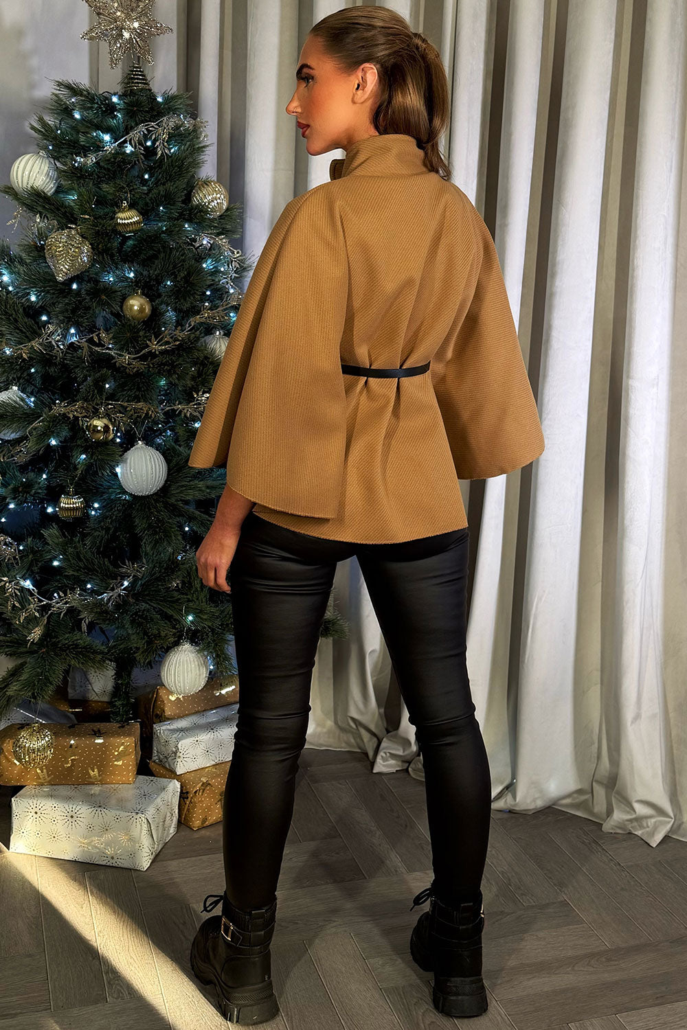 Cape with Belt Tan | Xtralitty