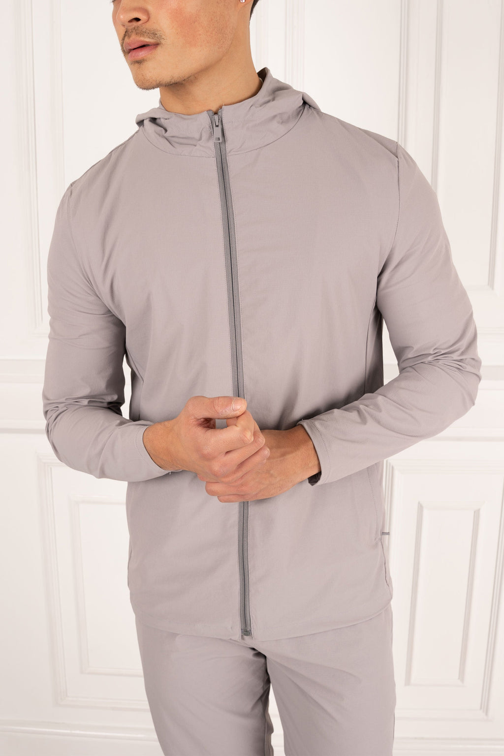 Premium Technical Windbreaker Jacket - Grey | Xtralitty