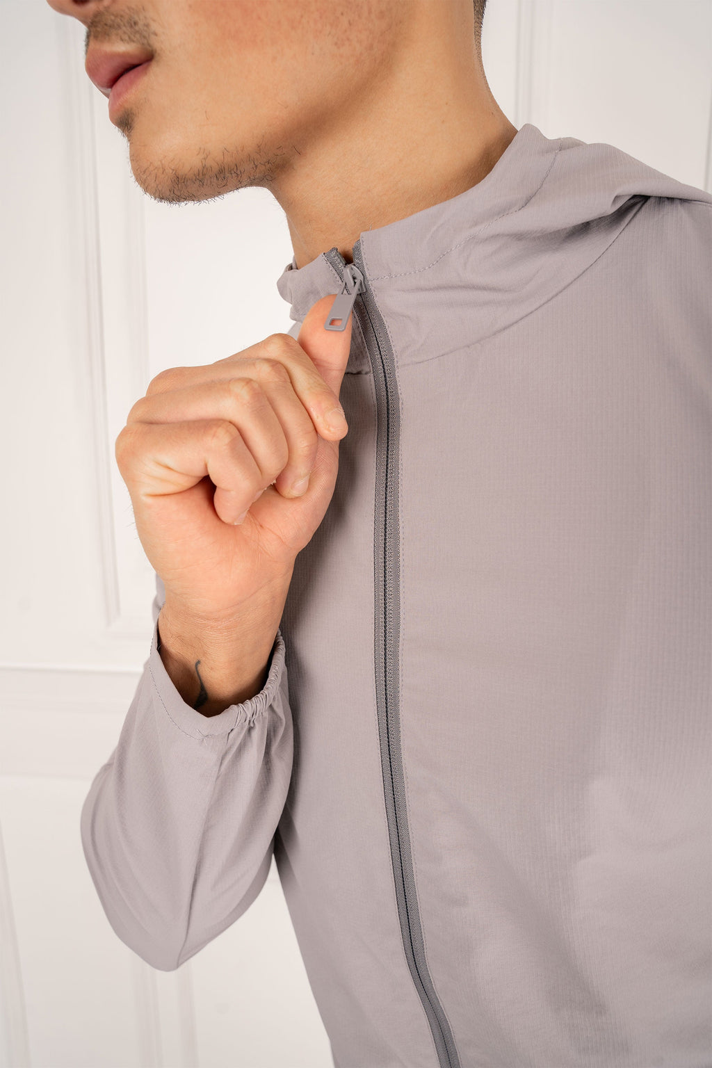 Premium Technical Windbreaker Jacket - Grey | Xtralitty