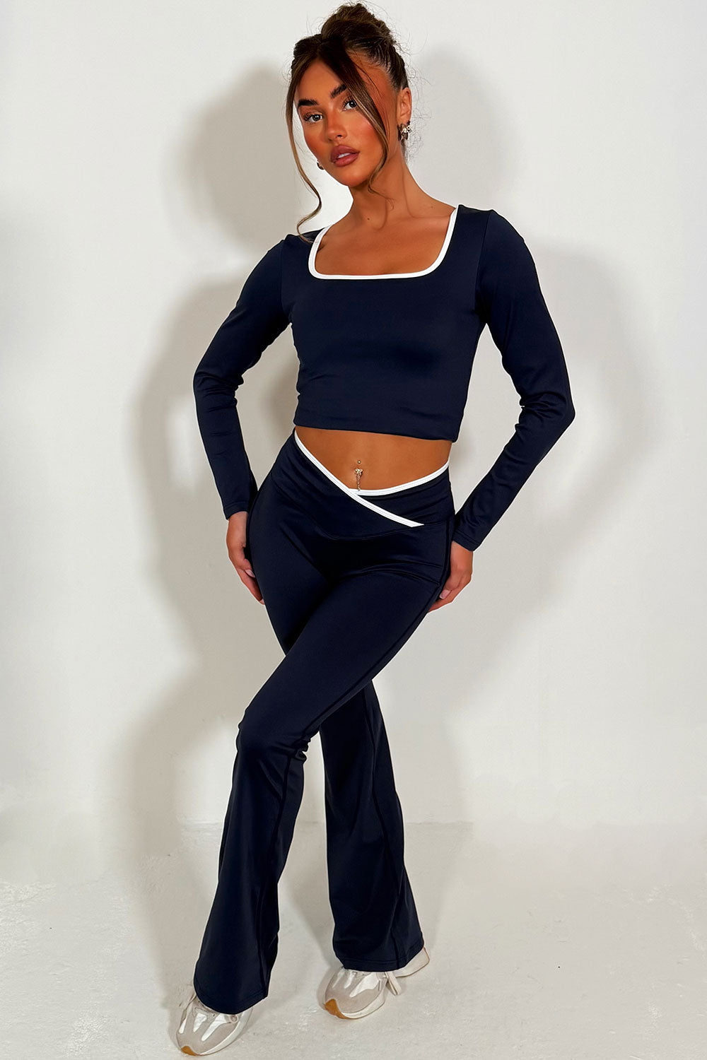 Flare Yoga Pants and Long Sleeve Top Co Ord Loun | Xtralitty