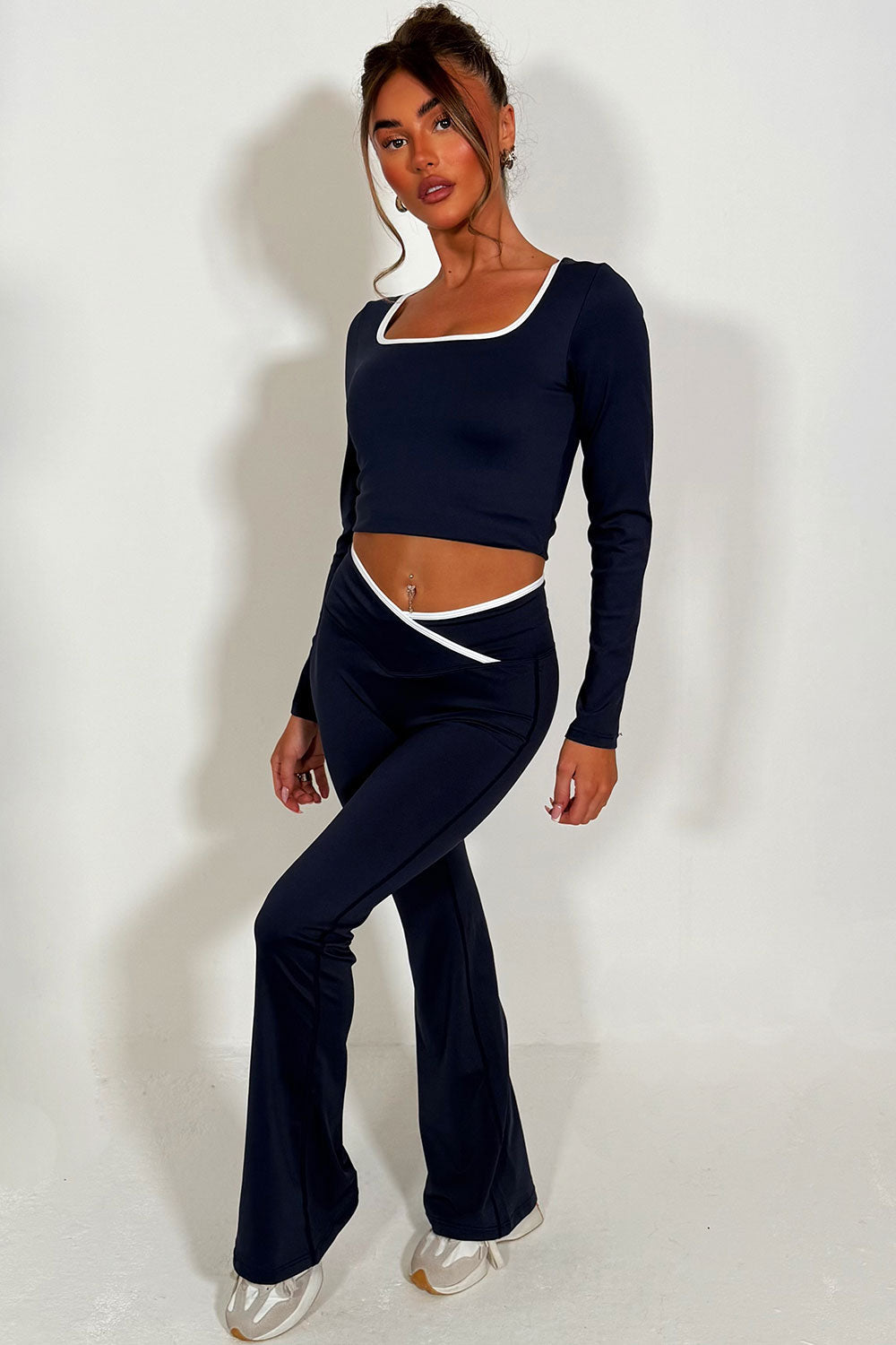 Flare Yoga Pants and Long Sleeve Top Co Ord Loun | Xtralitty