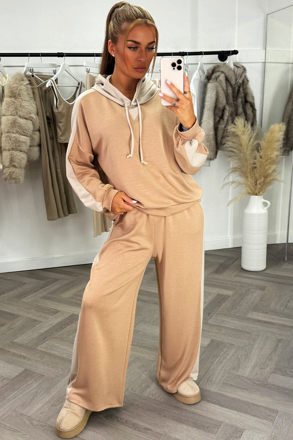 Tracksuit Contrast Hoodie and Trouser Loungewear | Xtralitty