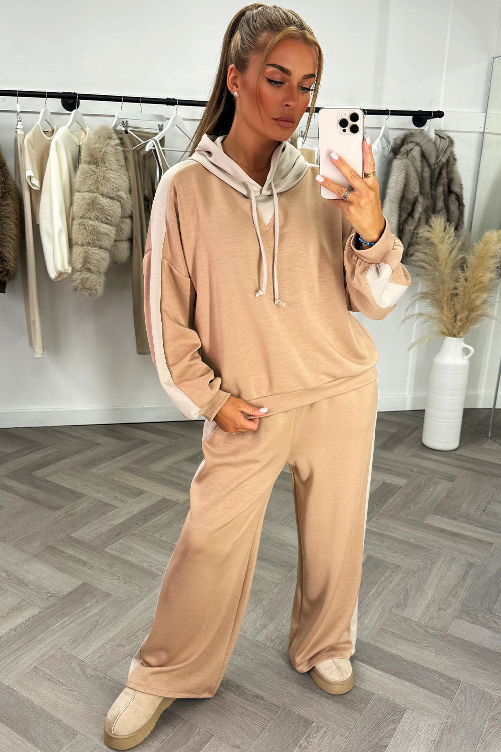 Tracksuit Contrast Hoodie and Trouser Loungewear | Xtralitty
