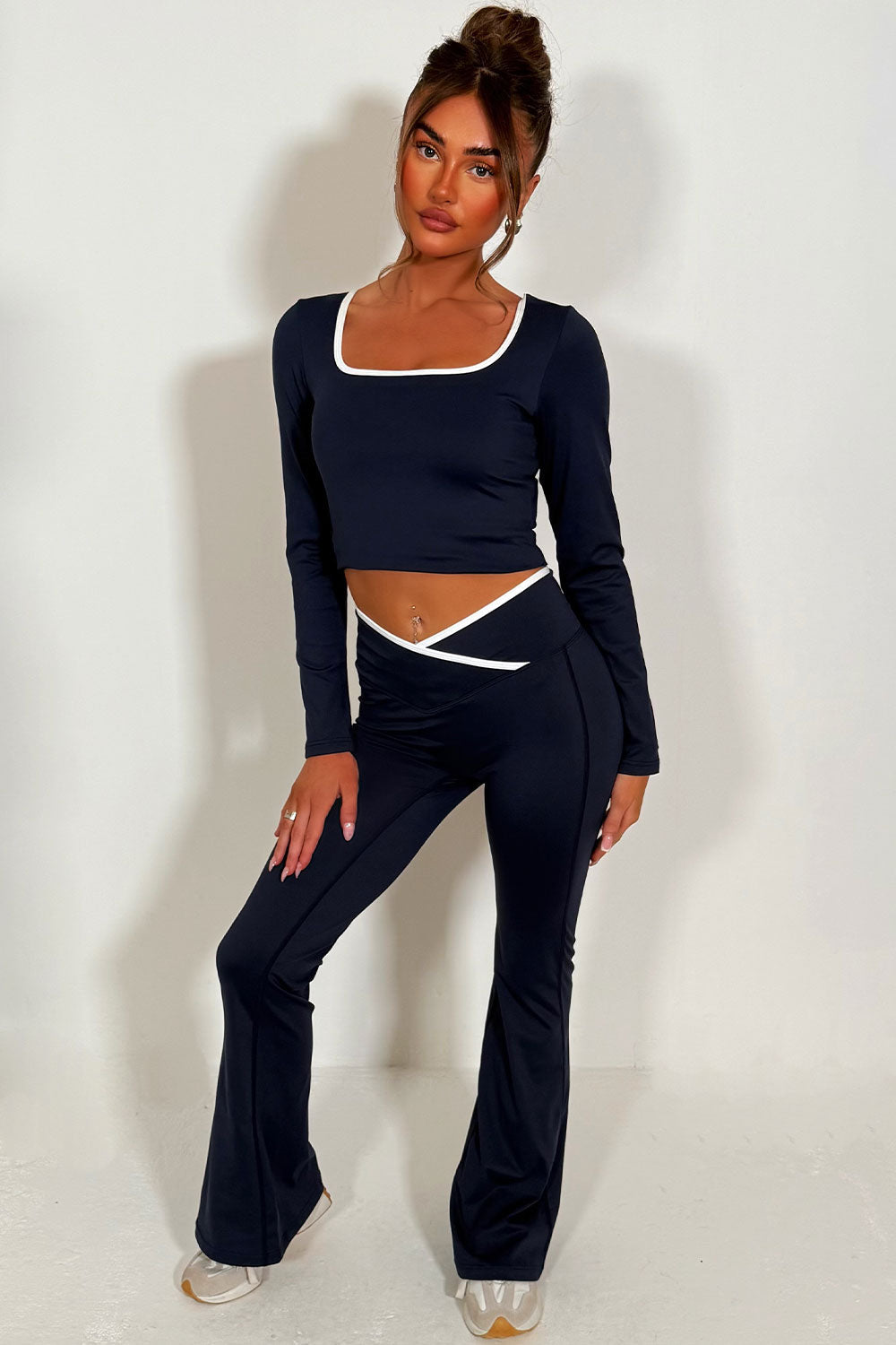 Flare Yoga Pants and Long Sleeve Top Co Ord Loun | Xtralitty