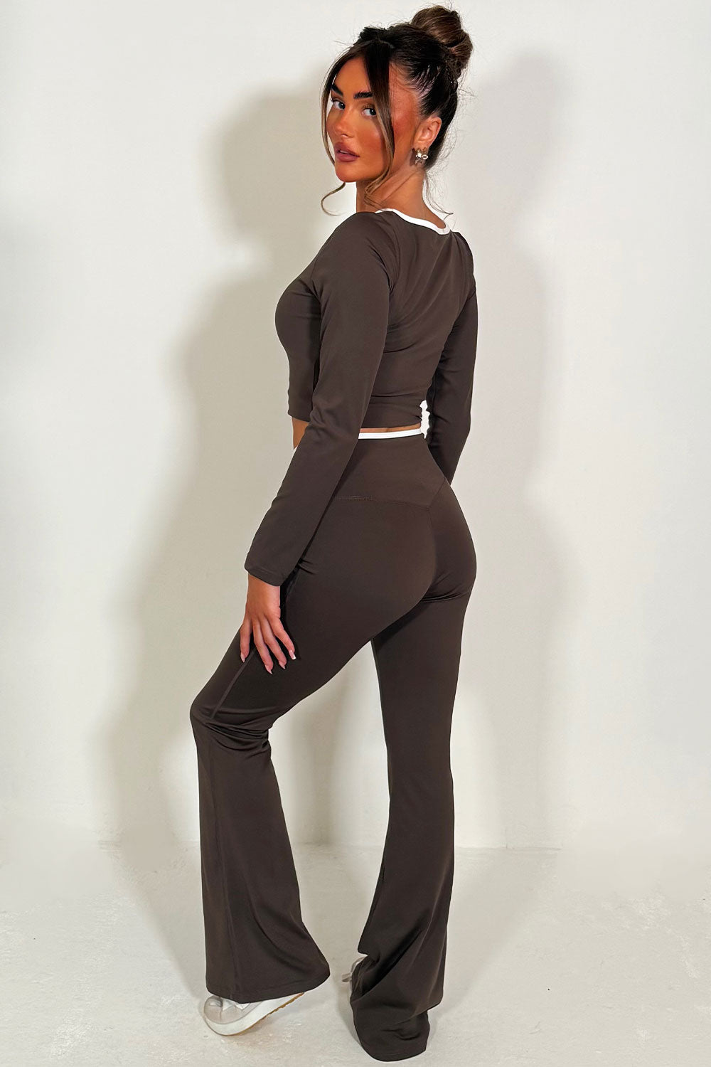 Flare Yoga Pants and Long Sleeve Top Co Ord Loun | Xtralitty