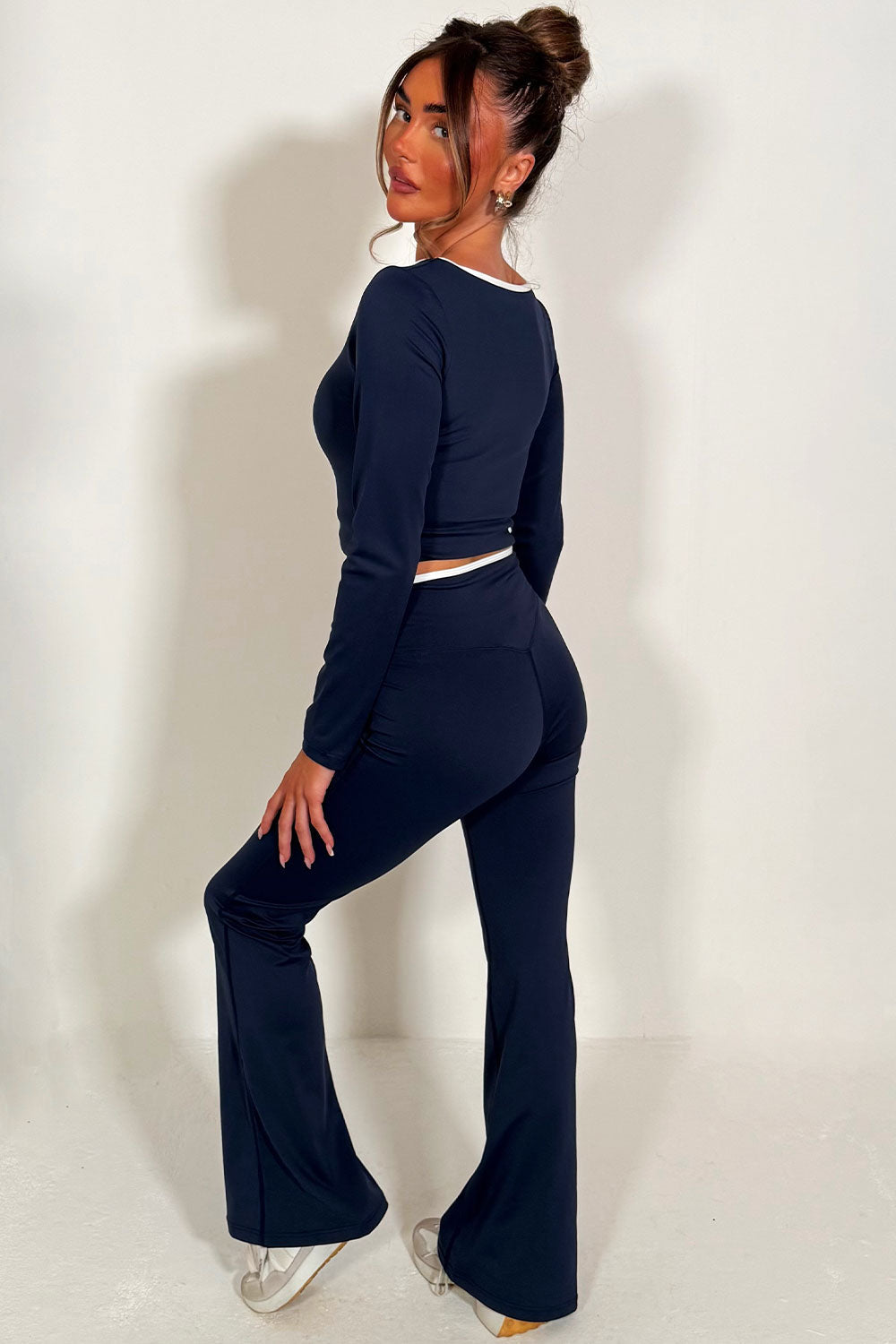 Flare Yoga Pants and Long Sleeve Top Co Ord Loun | Xtralitty