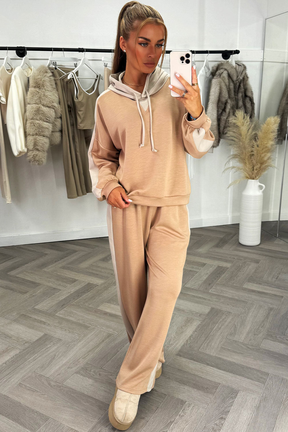 Tracksuit Contrast Hoodie and Trouser Loungewear | Xtralitty