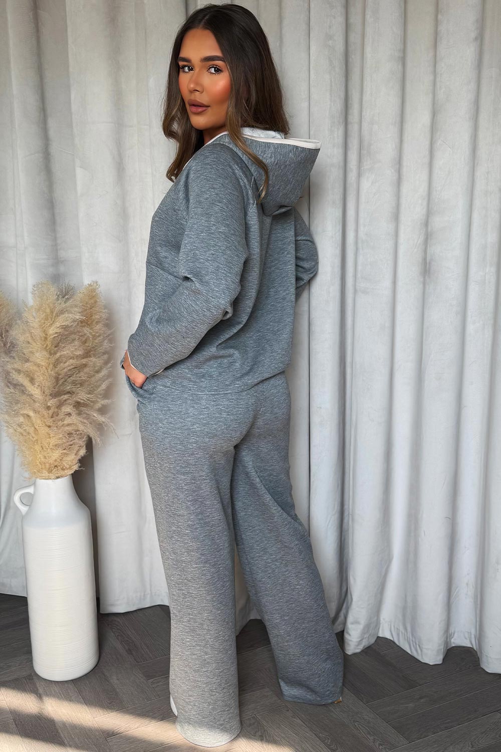 Half Zip Sweatshirt and Trousers Co Ord Set with | Xtralitty