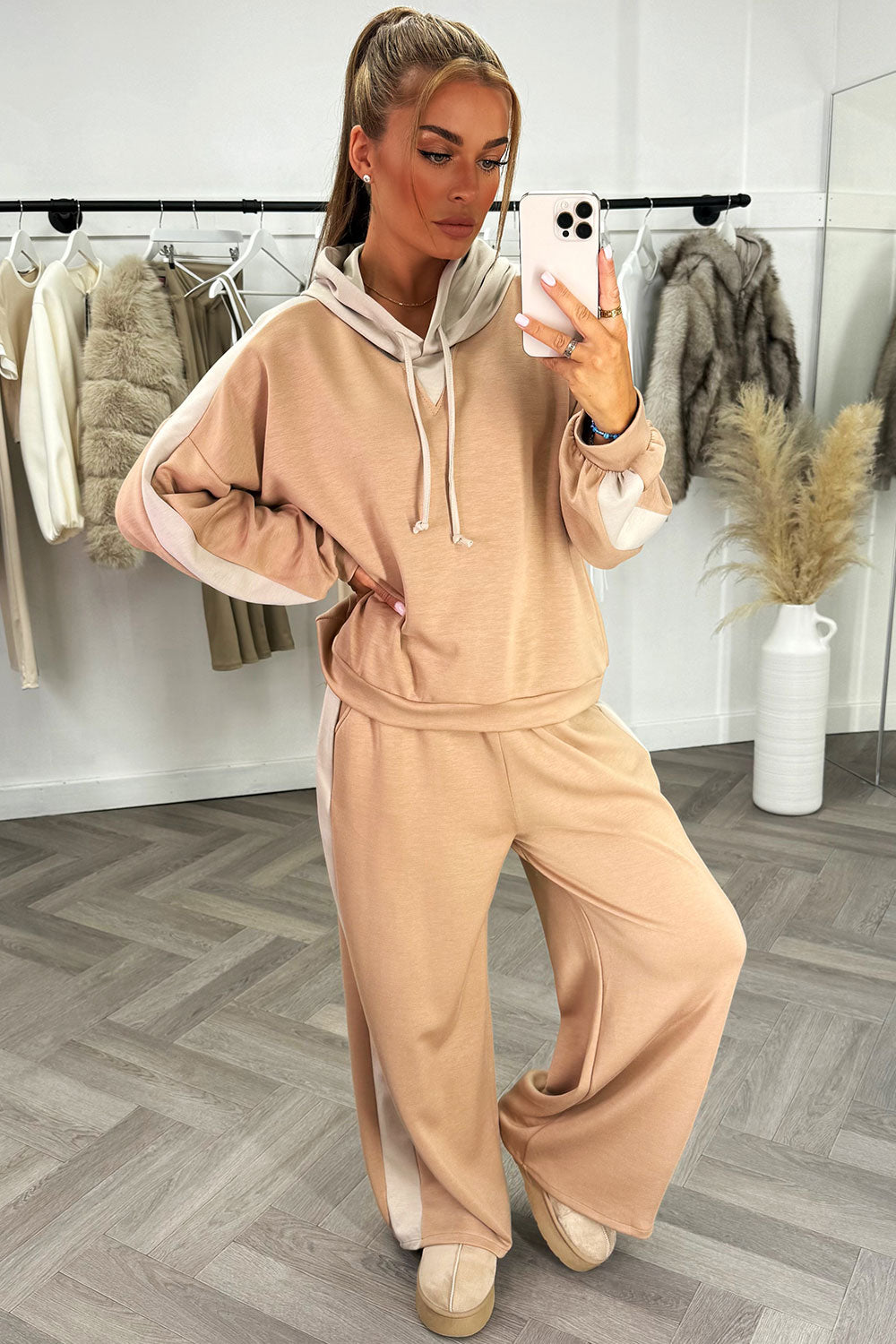 Tracksuit Contrast Hoodie and Trouser Loungewear | Xtralitty